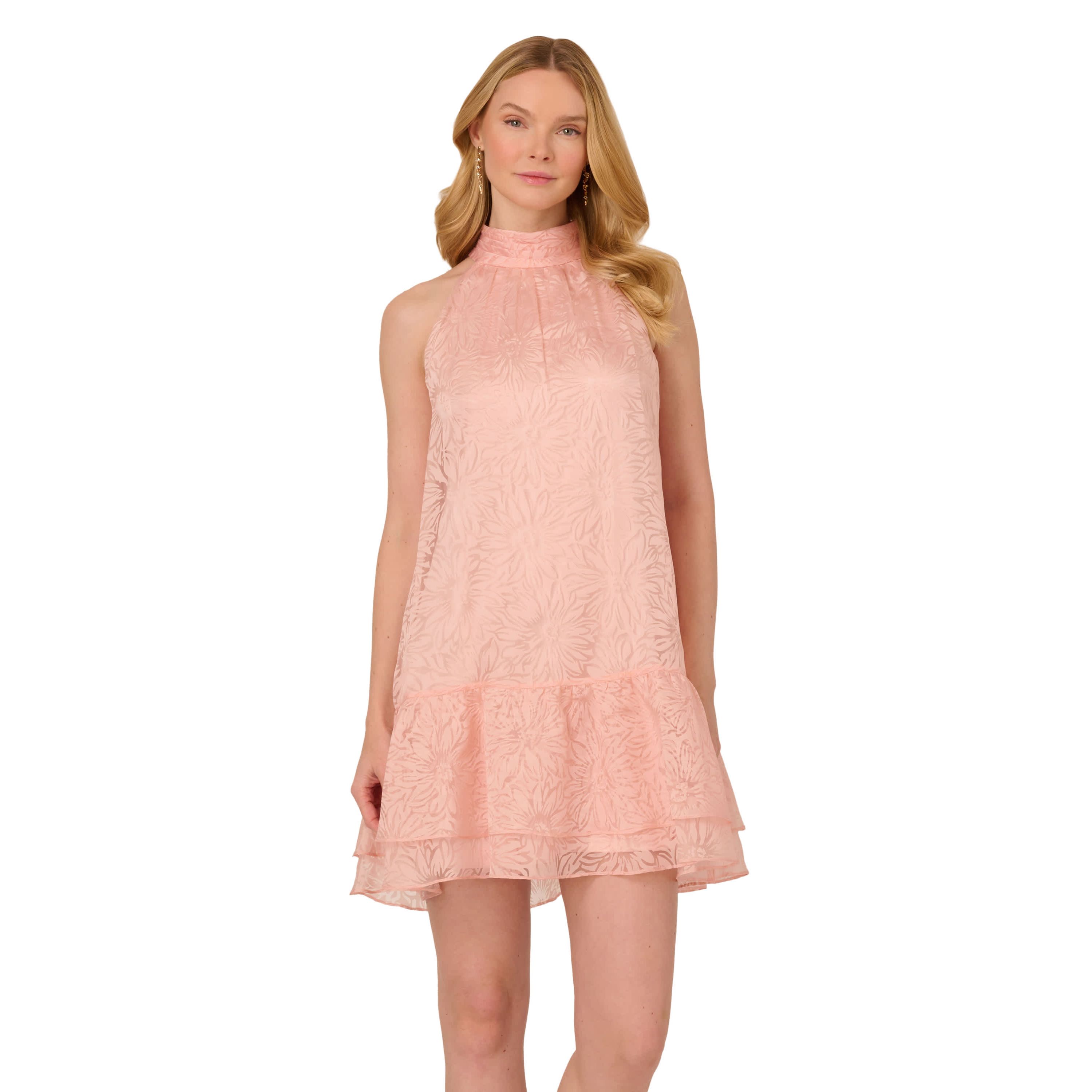 Burnout Trapeze Short Dress