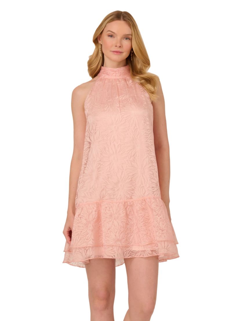 Burnout Trapeze Short Dress