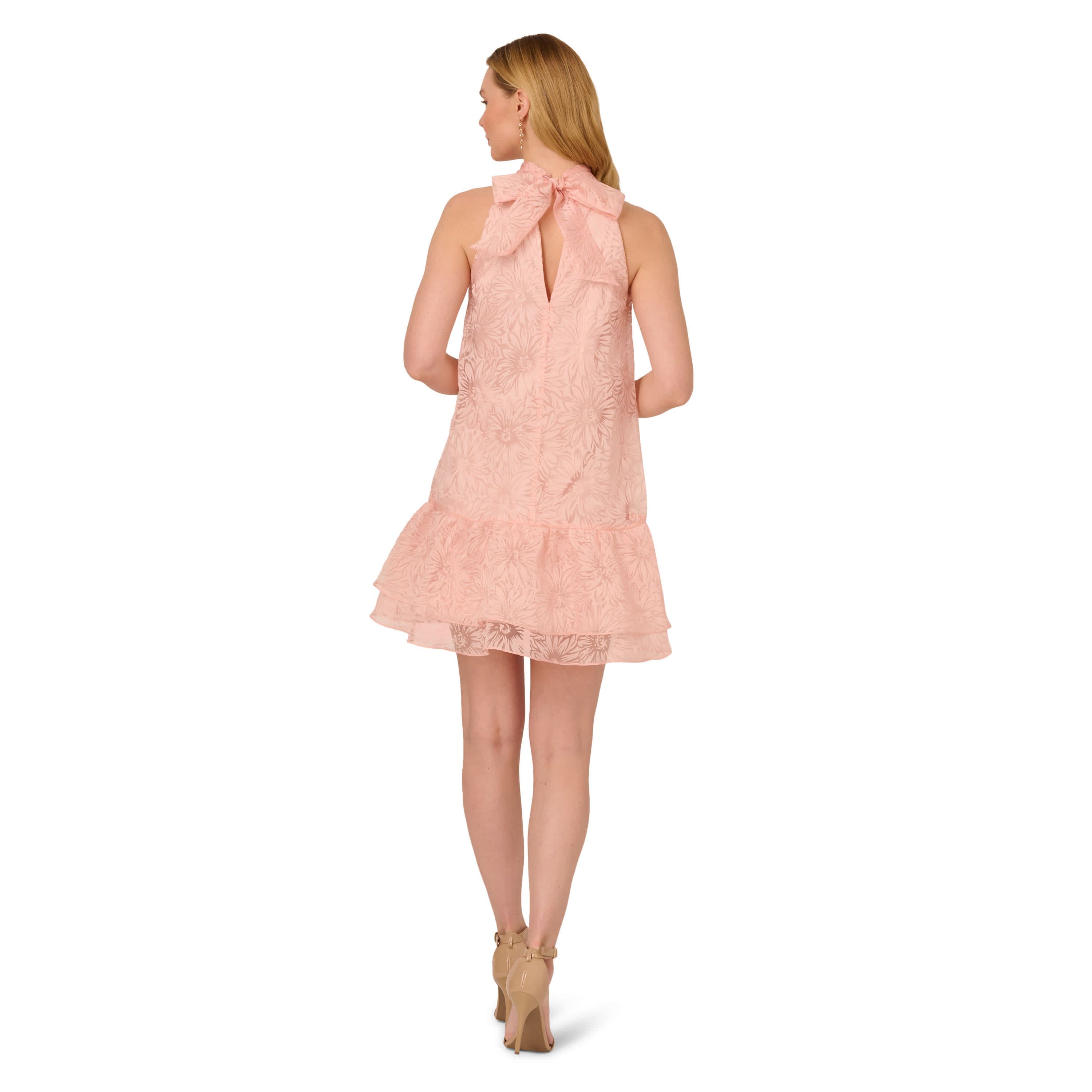 Burnout Trapeze Short Dress