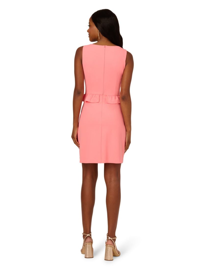 Ruffle Sheath Short Dress