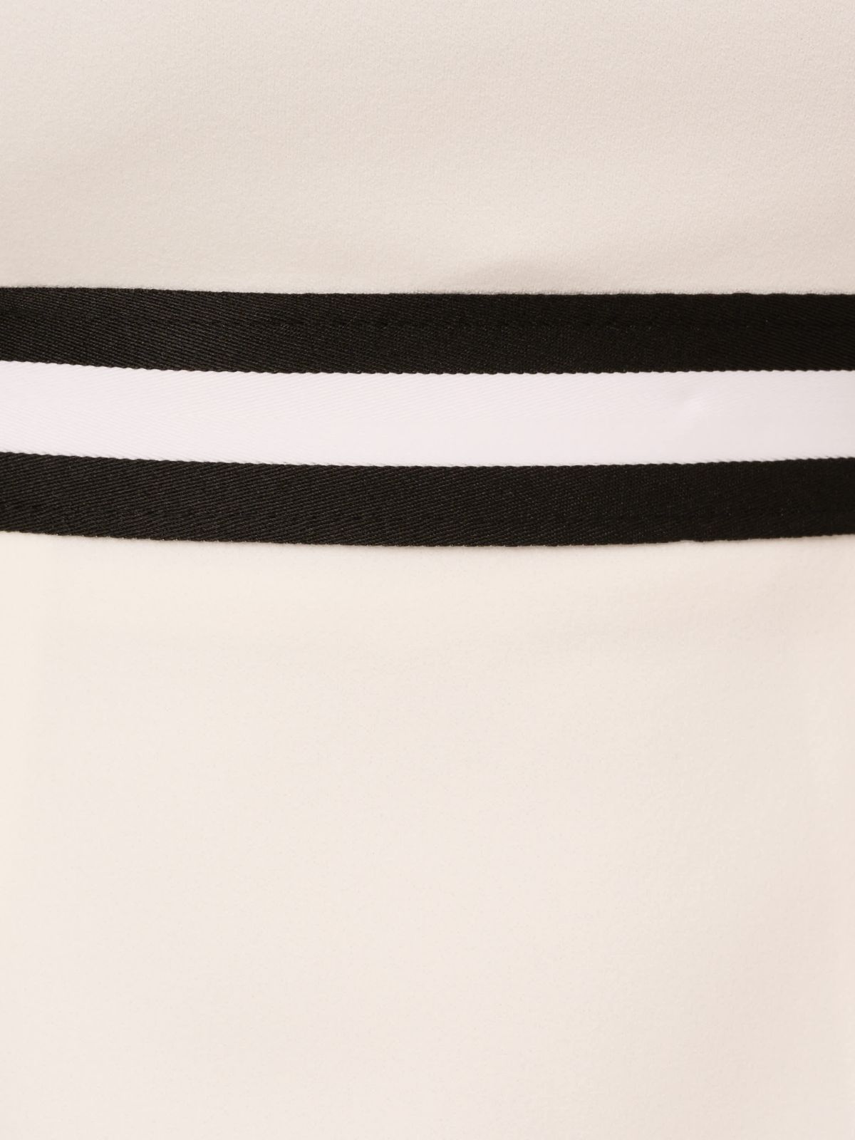 Crepe Ribbon Short Dress