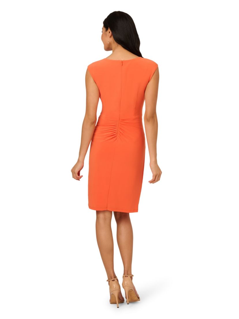Keyhole Jersey Short Dress