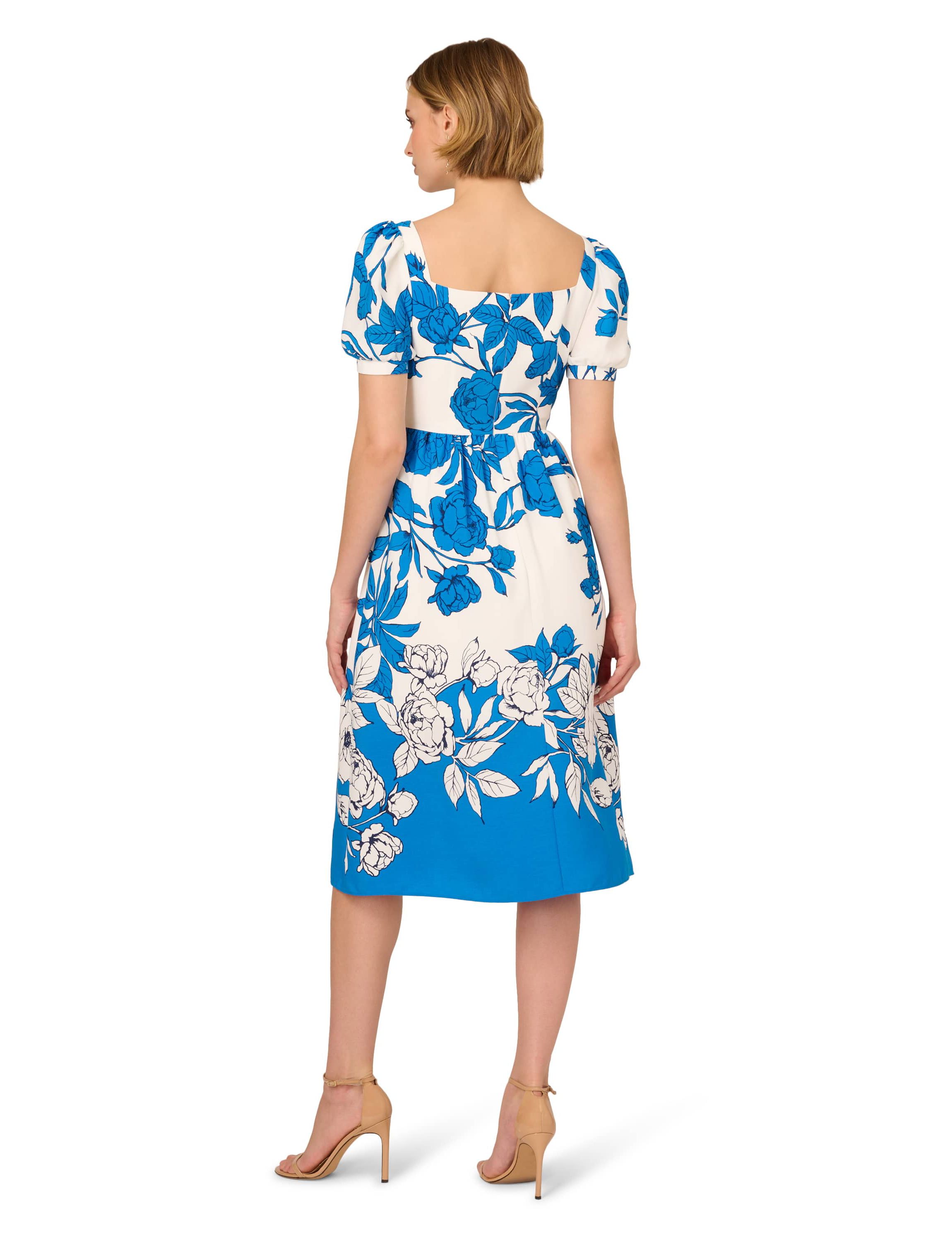 Floral Smocked Midi Dress