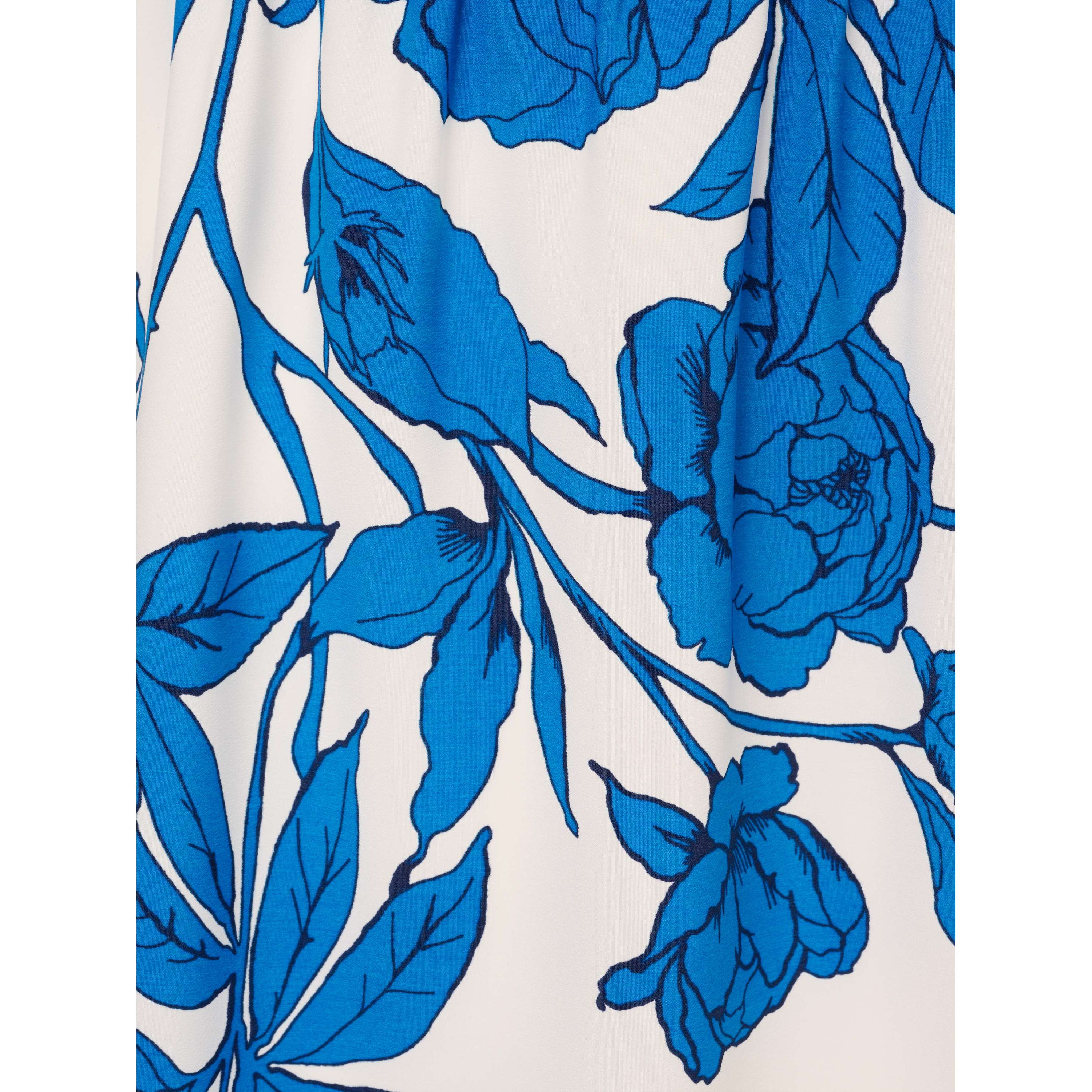 Floral Smocked Midi Dress