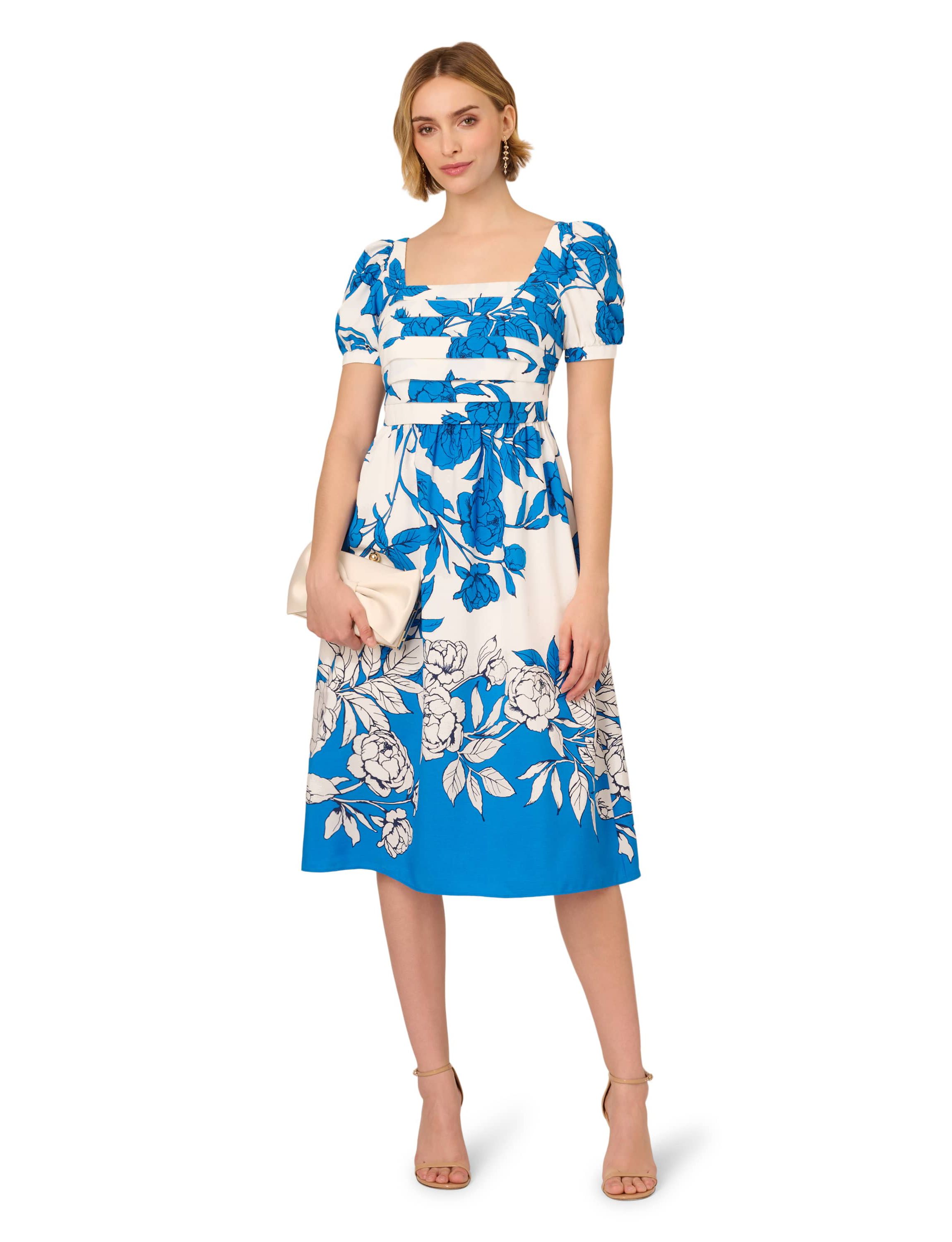 Floral Smocked Midi Dress