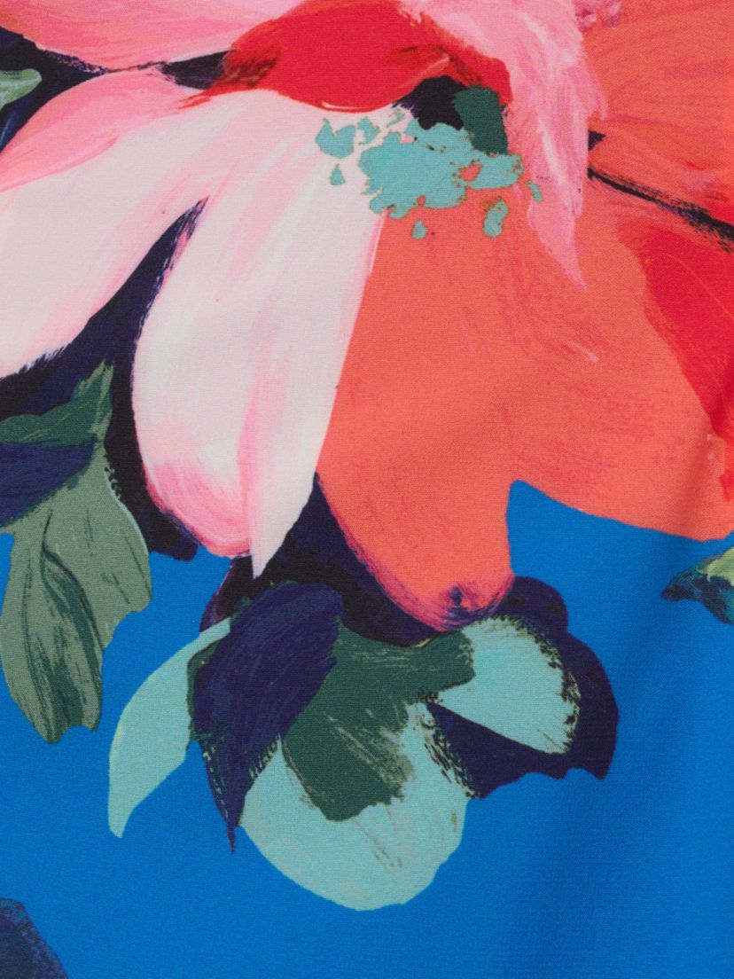 Handkerchief Floral Midi Dress