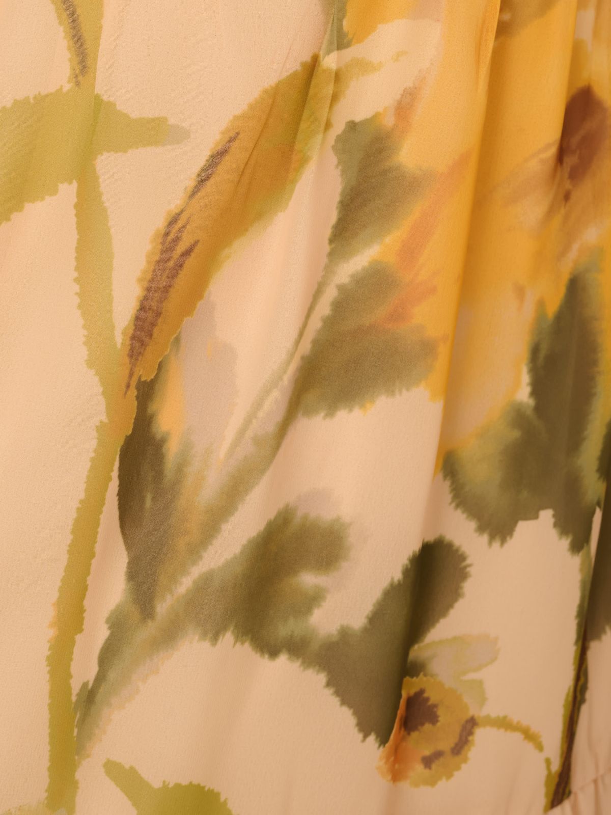 Floral Organza Midi Dress