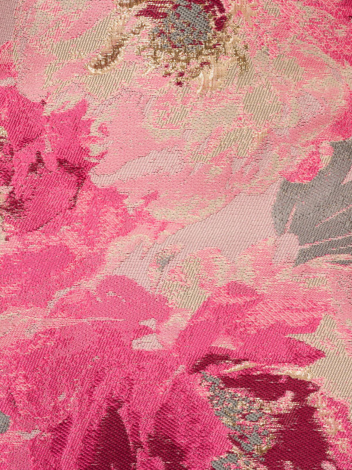 High Lo Jacquard Midi Dress