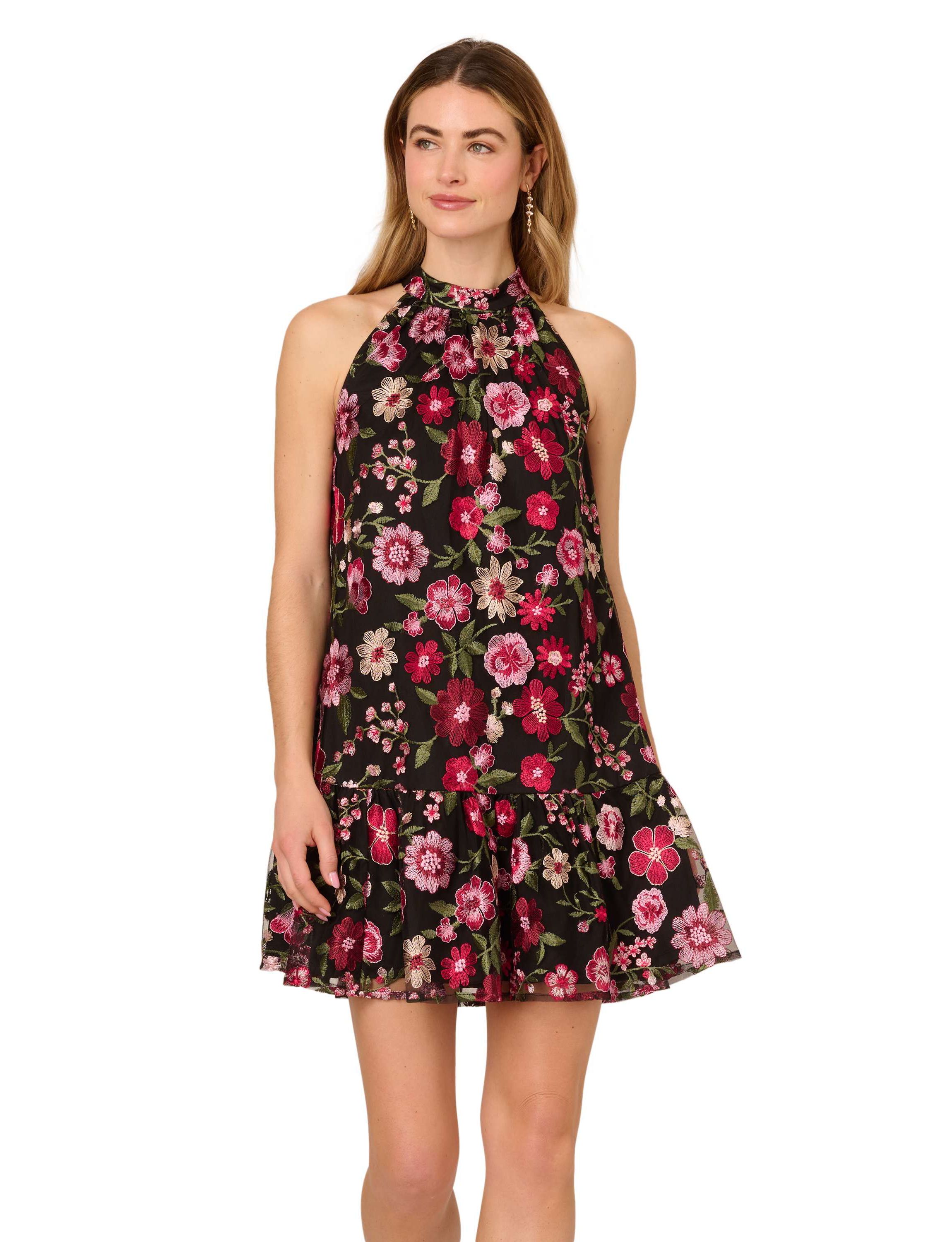 Embroidered Short Dress
