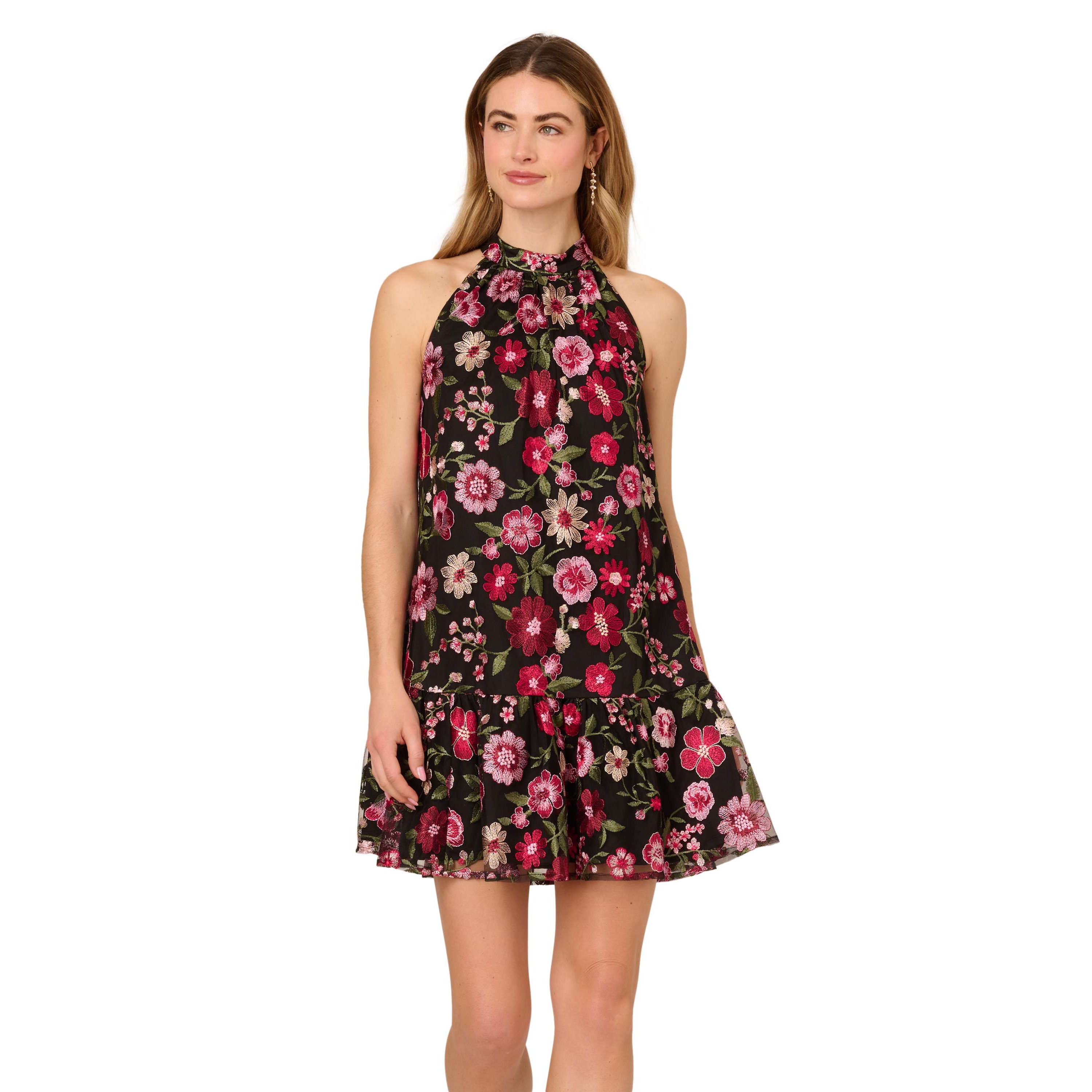 Embroidered Short Dress