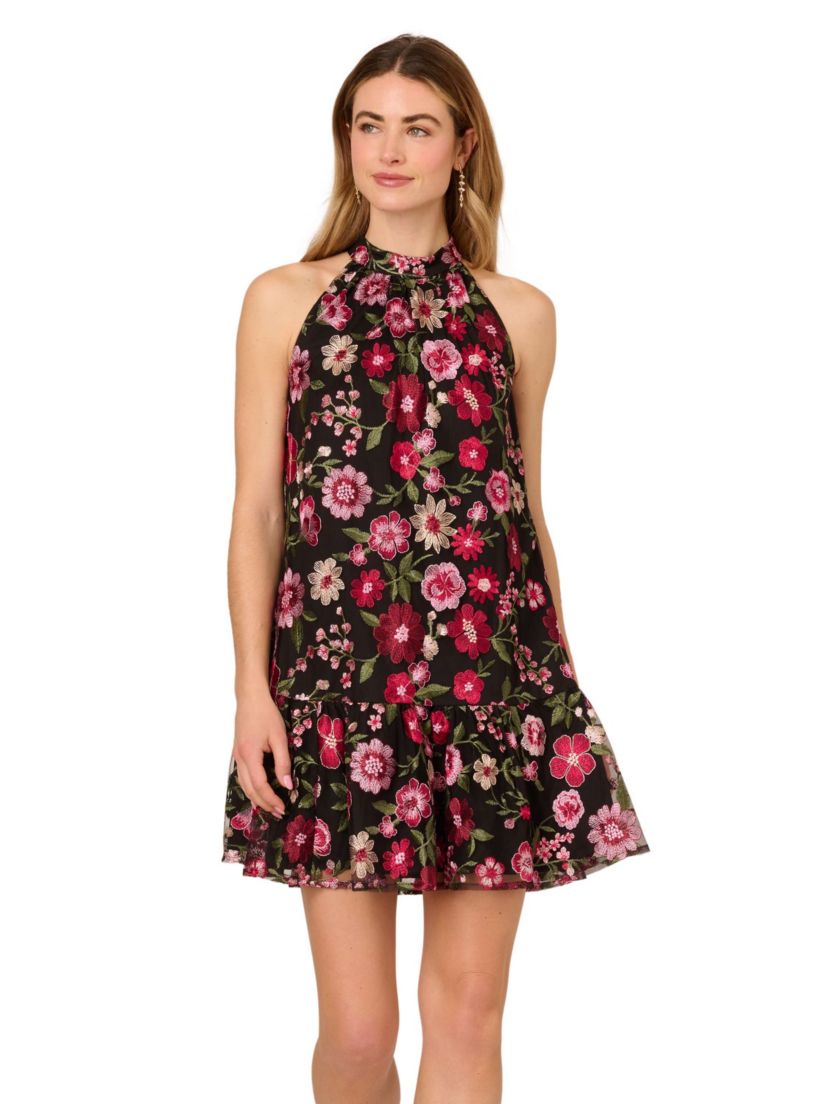 Embroidered Short Dress