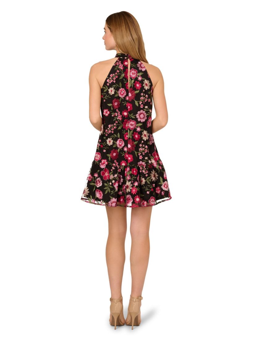 Embroidered Short Dress