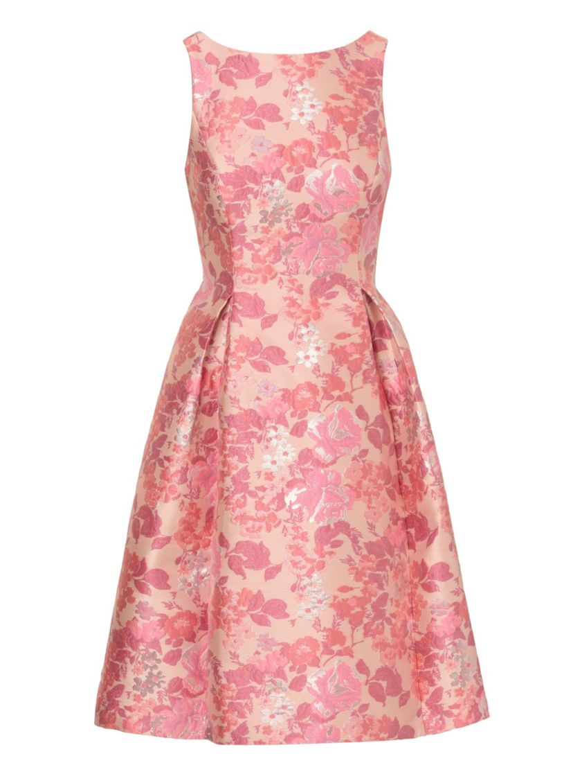 Floral Jacquard Dress