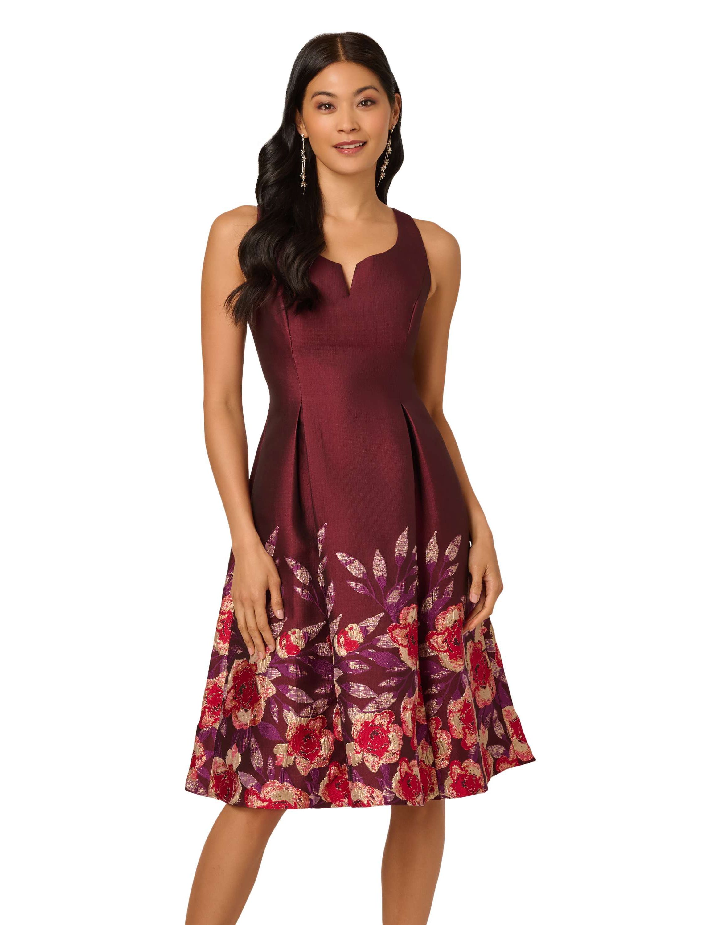 Notch Scoop Neck Midi