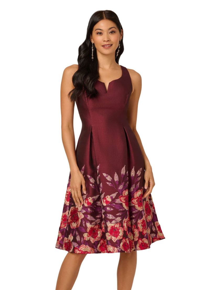 Notch Scoop Neck Midi