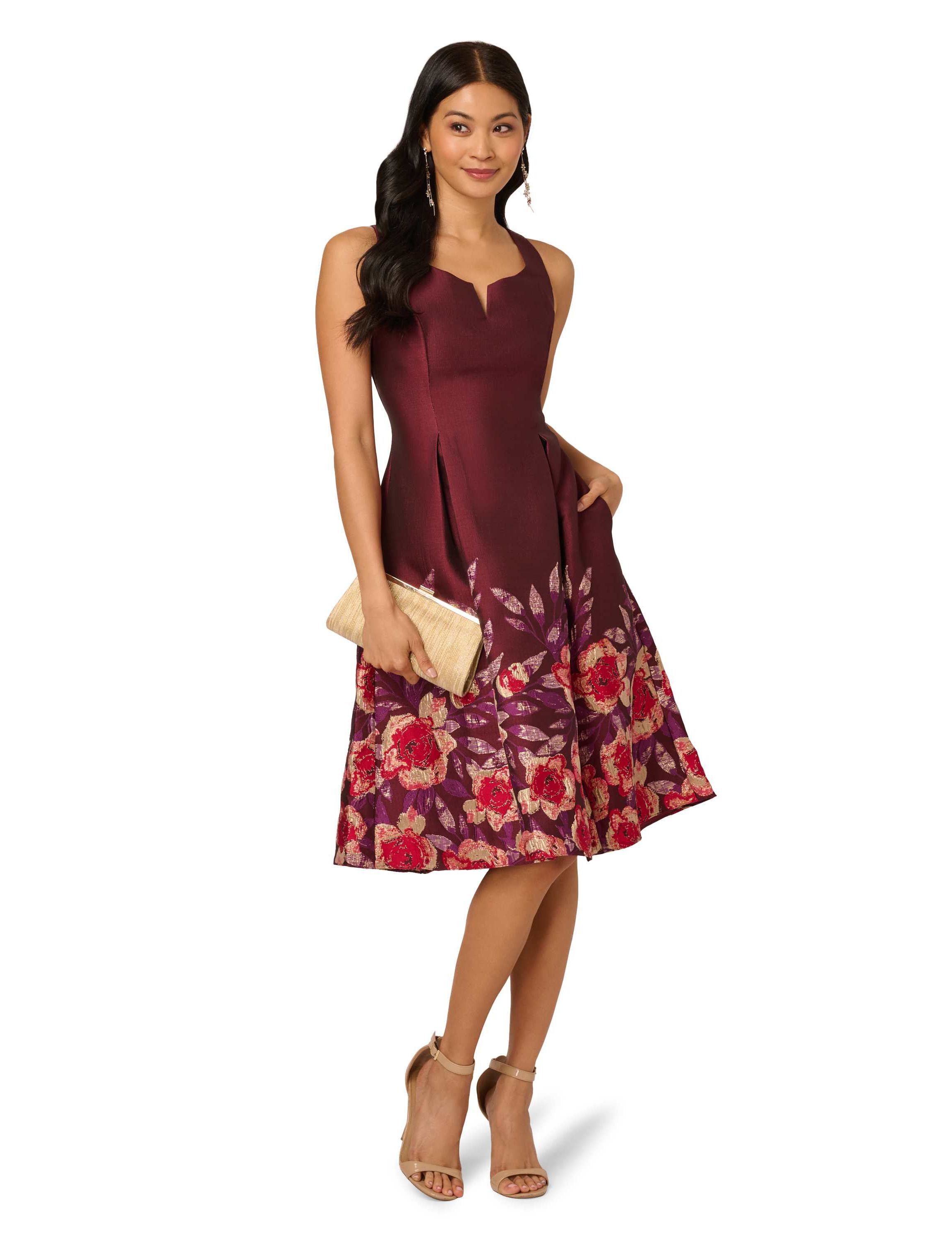 Notch Scoop Neck Midi
