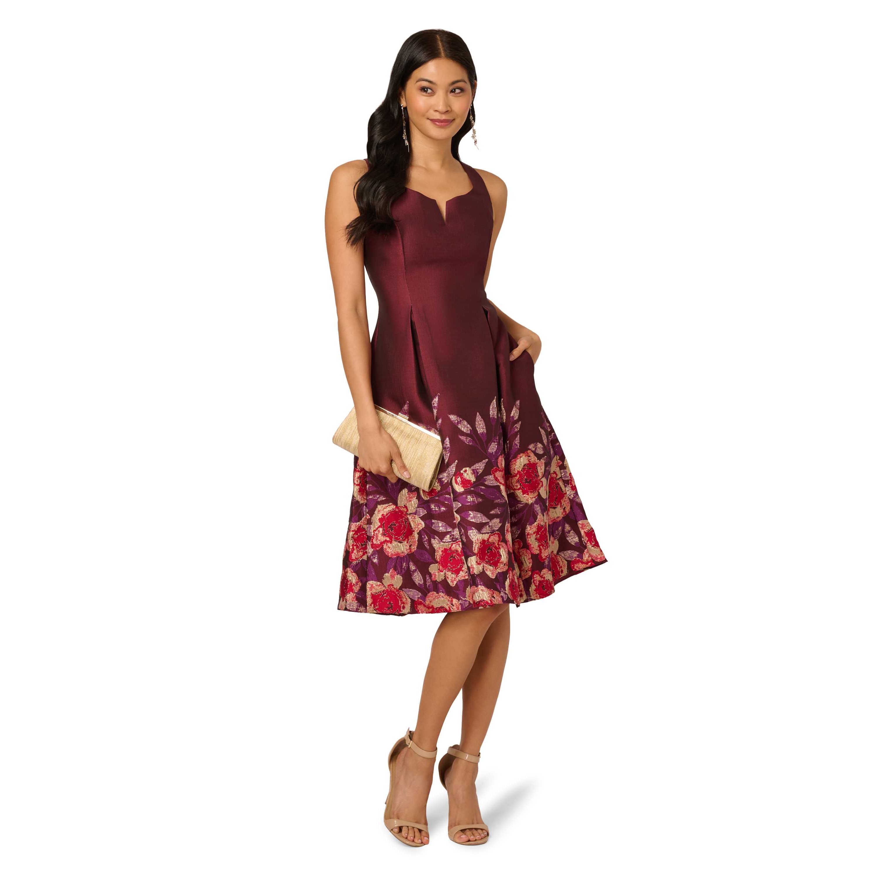 Notch Scoop Neck Midi