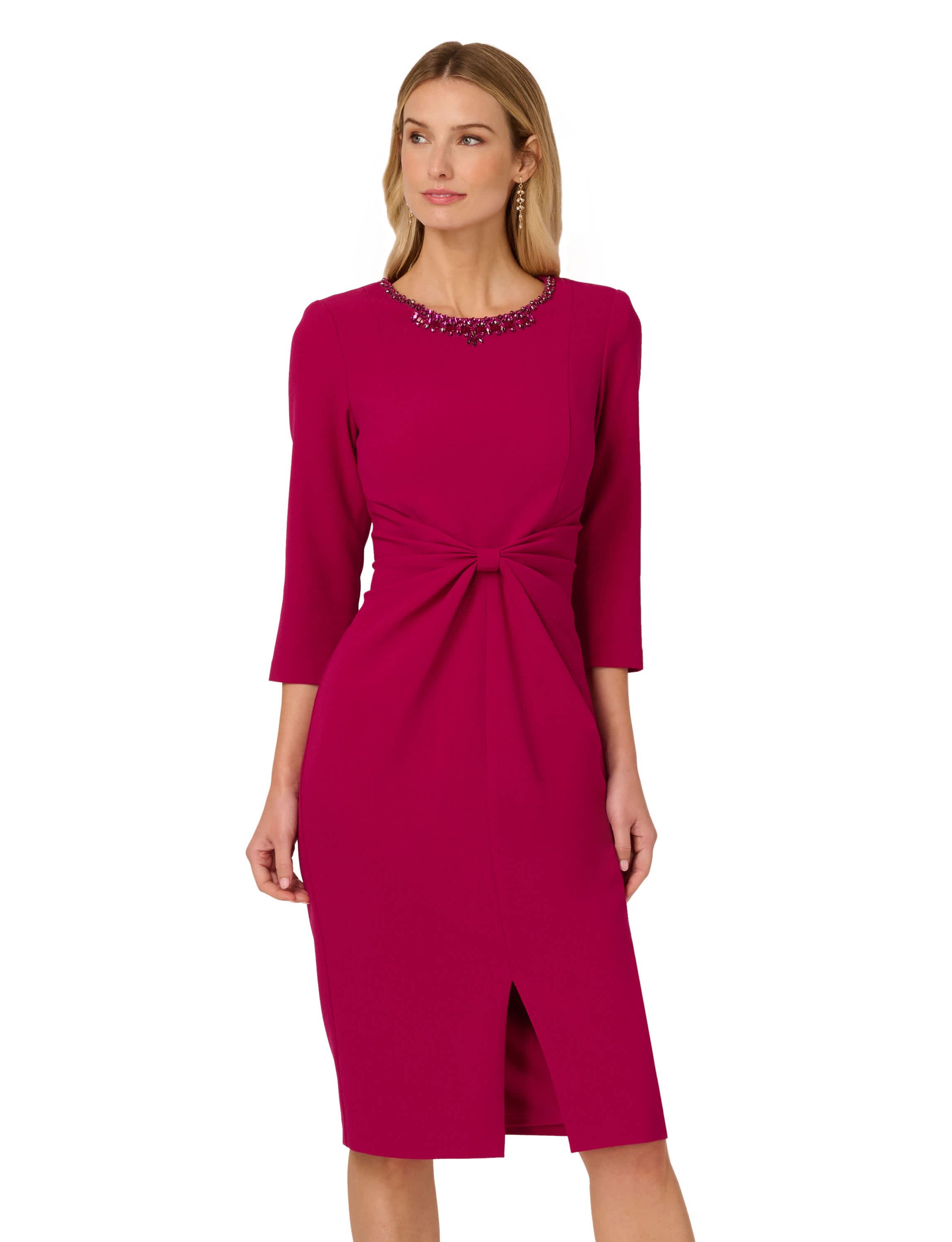 black column dress midi Karen Kane Column Midi Dress-Black – Zest