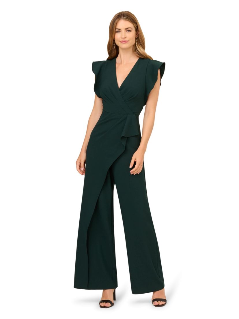 Crepe Overlay Jumpsuit