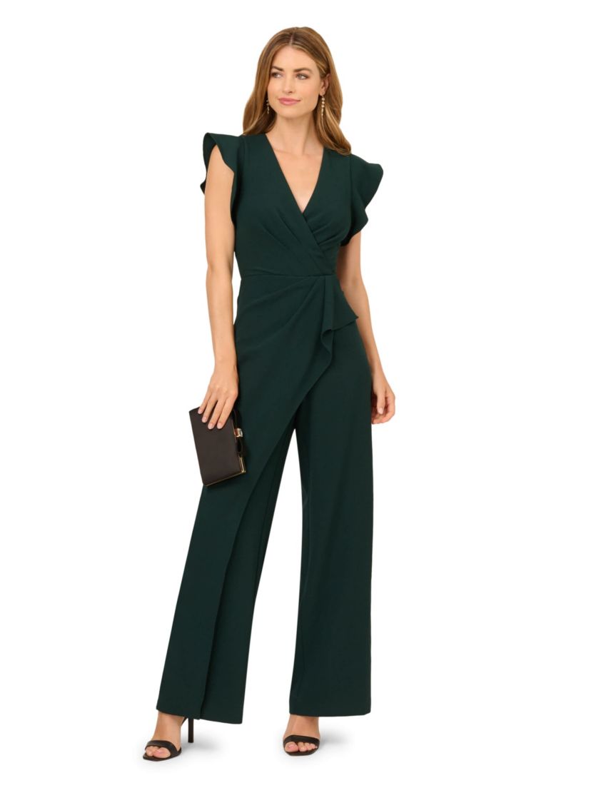 Crepe Overlay Jumpsuit