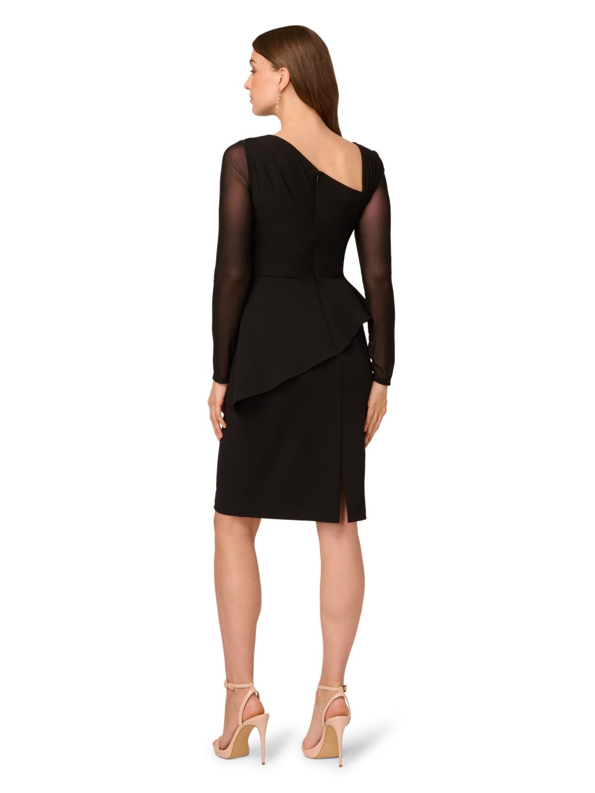 Asymmetrical Crepe Dress