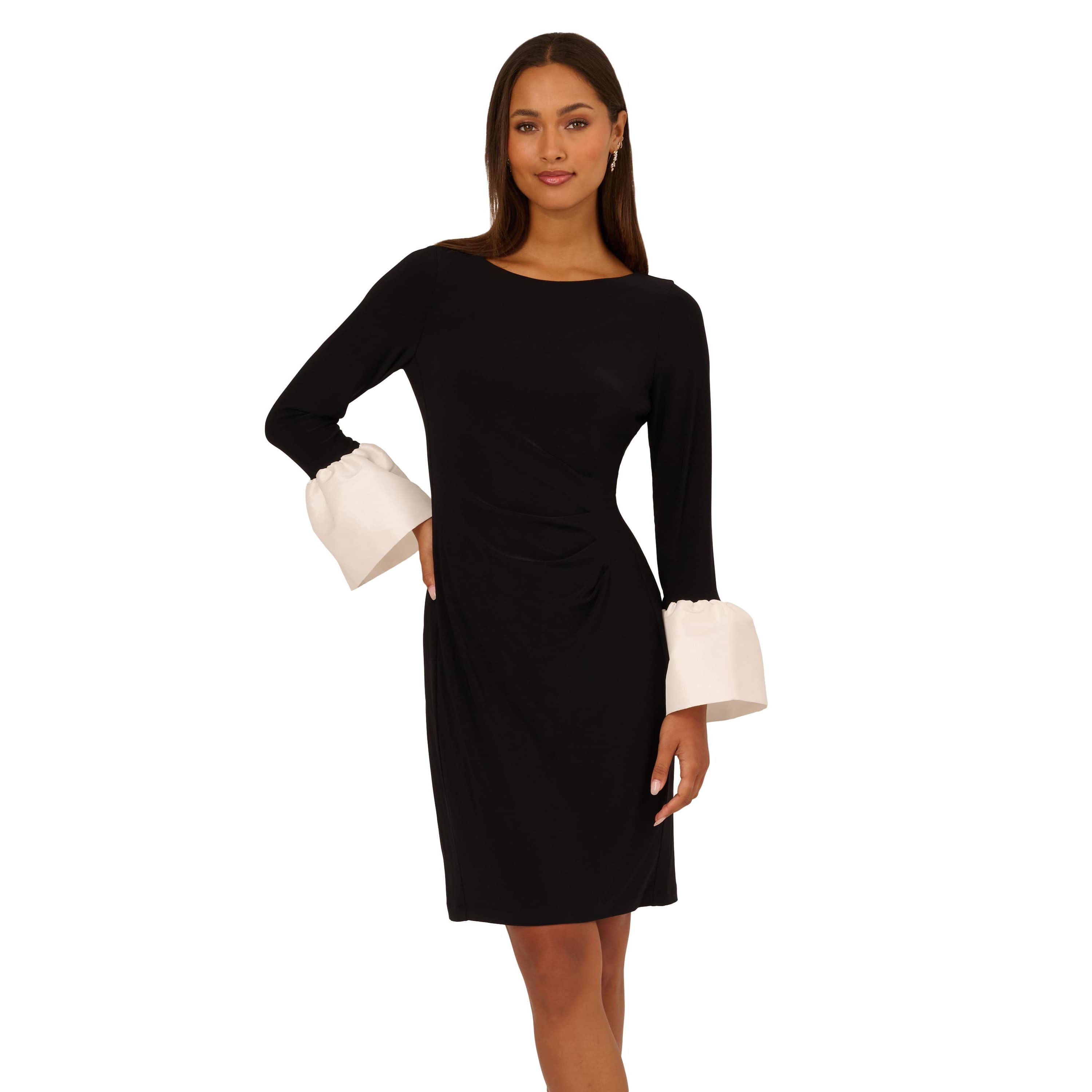 Short Dress With Cuff Detail