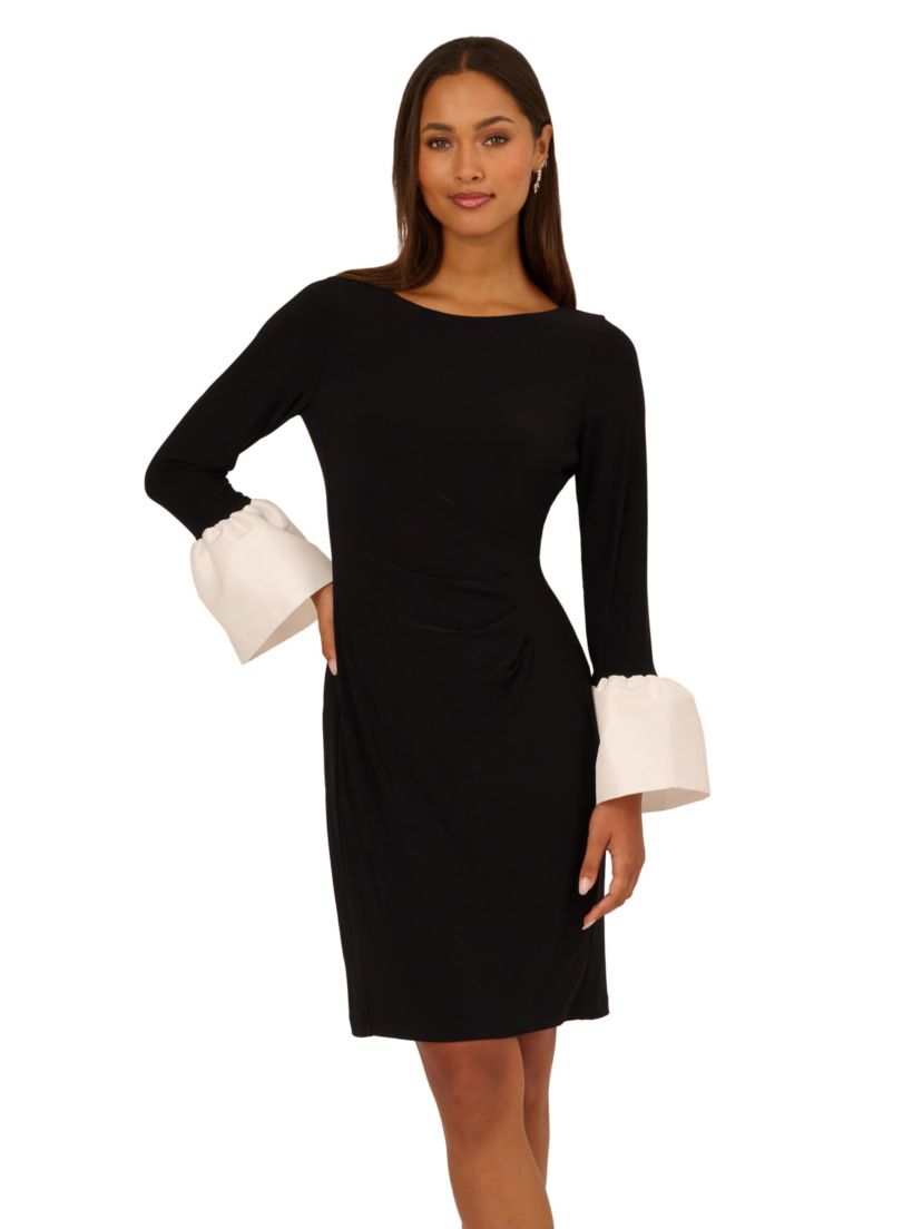 Short Dress With Cuff Detail
