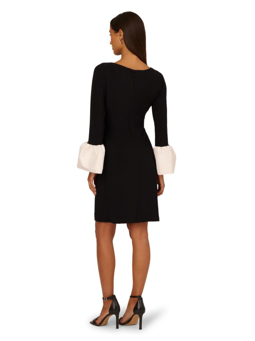 Short Dress With Cuff Detail