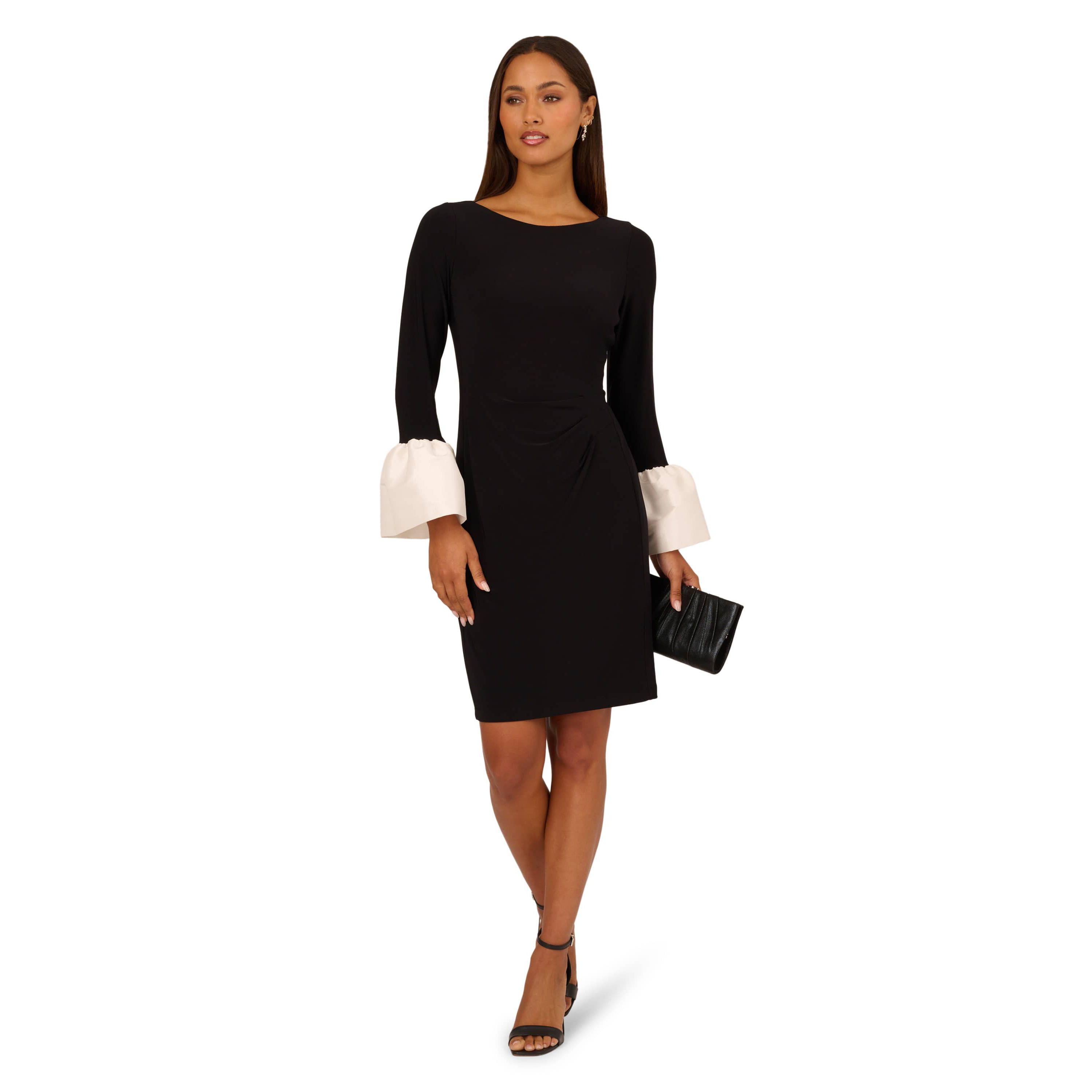Short Dress With Cuff Detail