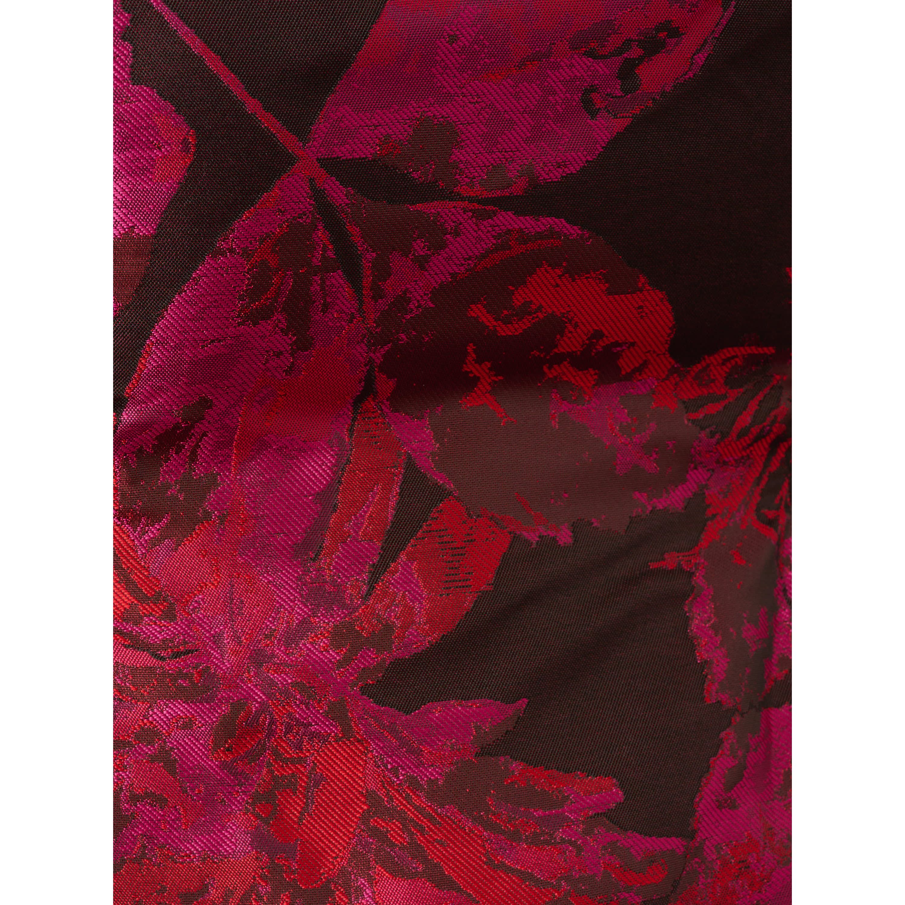 Jacquard Mock Neck