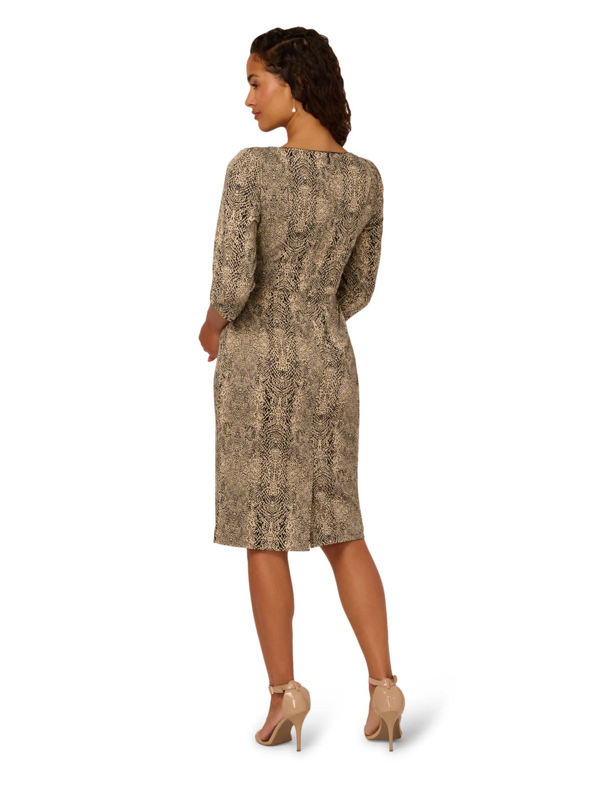 Animal Print Tie Dress