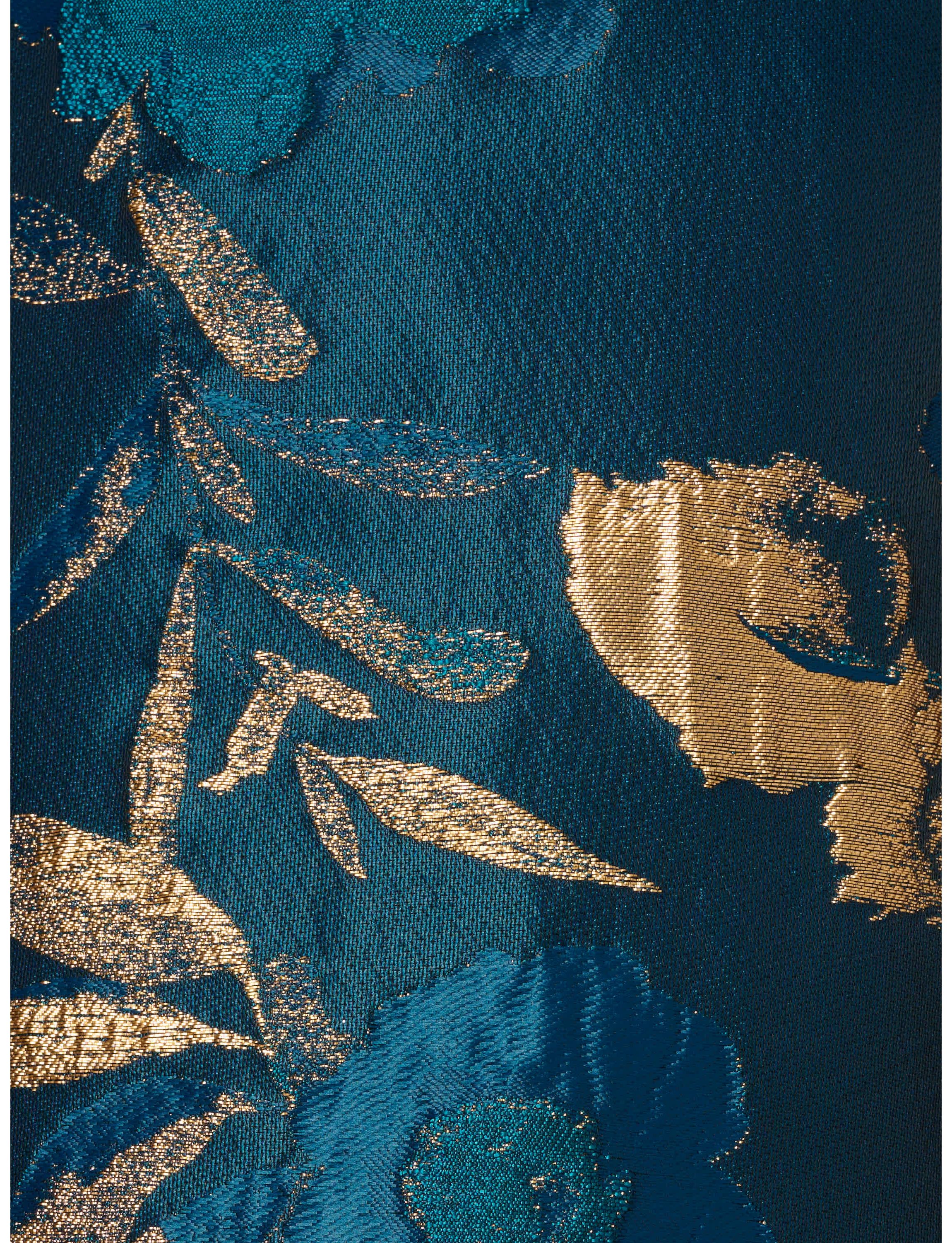 Ruffle Jacquard Dress