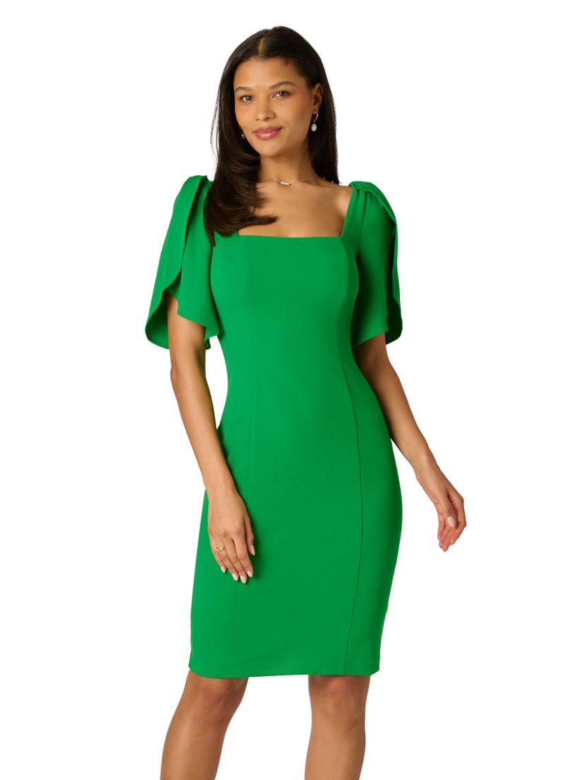 adrianna papell midi cocktail dress Buy Adrianna Papell Green Mock Neck Midi Dress from Next USA