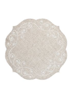 Lenox® French Perle Linen Placemat 16-in. Round | belk