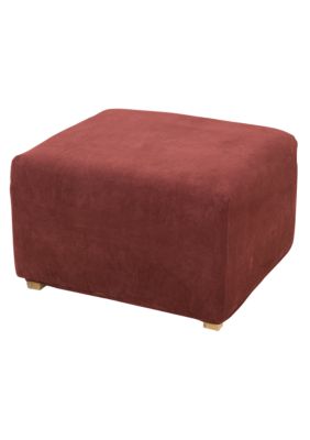 glitz home cube oxford foldable storage ottoman with padded sea