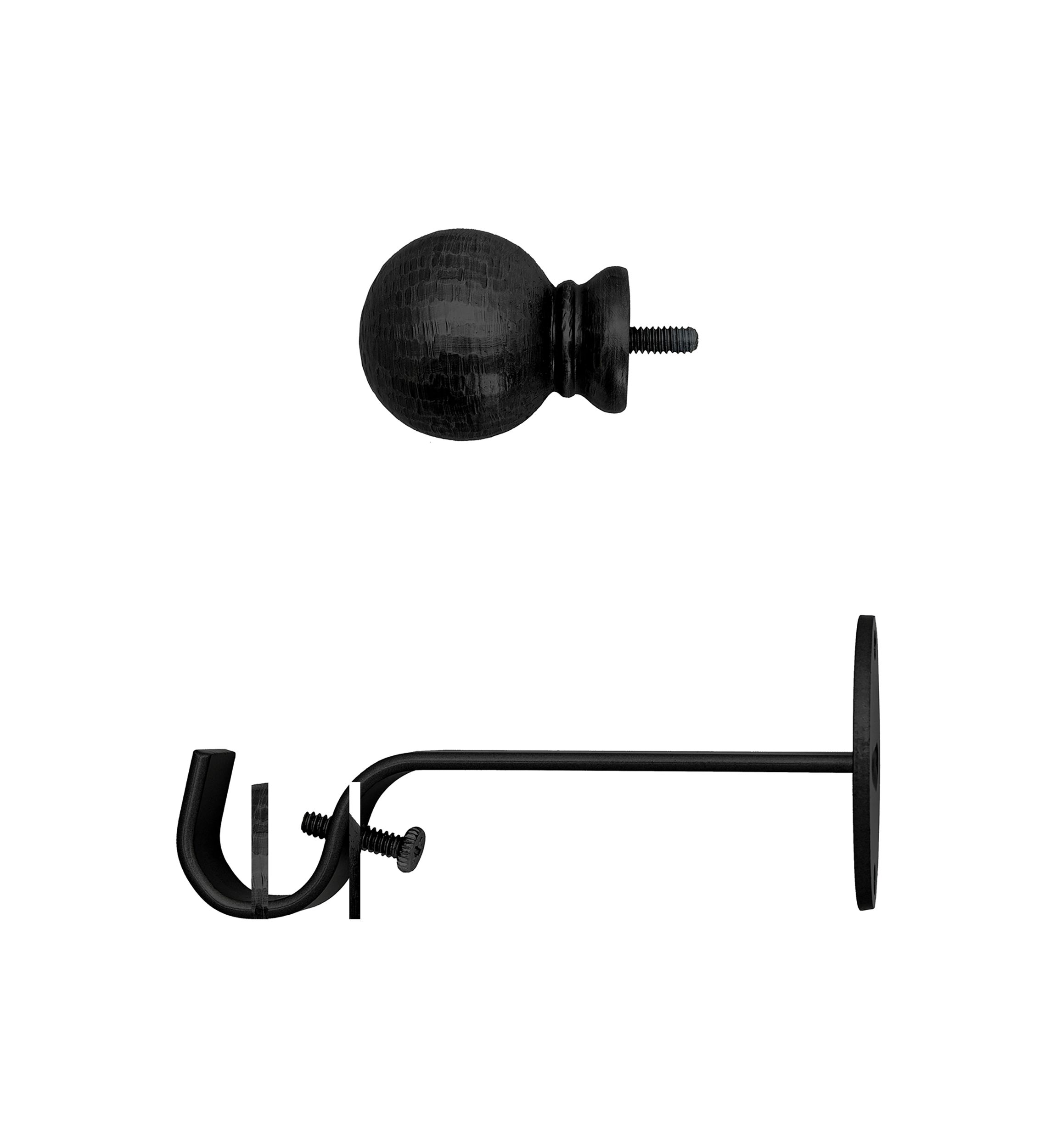 Farmhouse Ball Curtain Rod