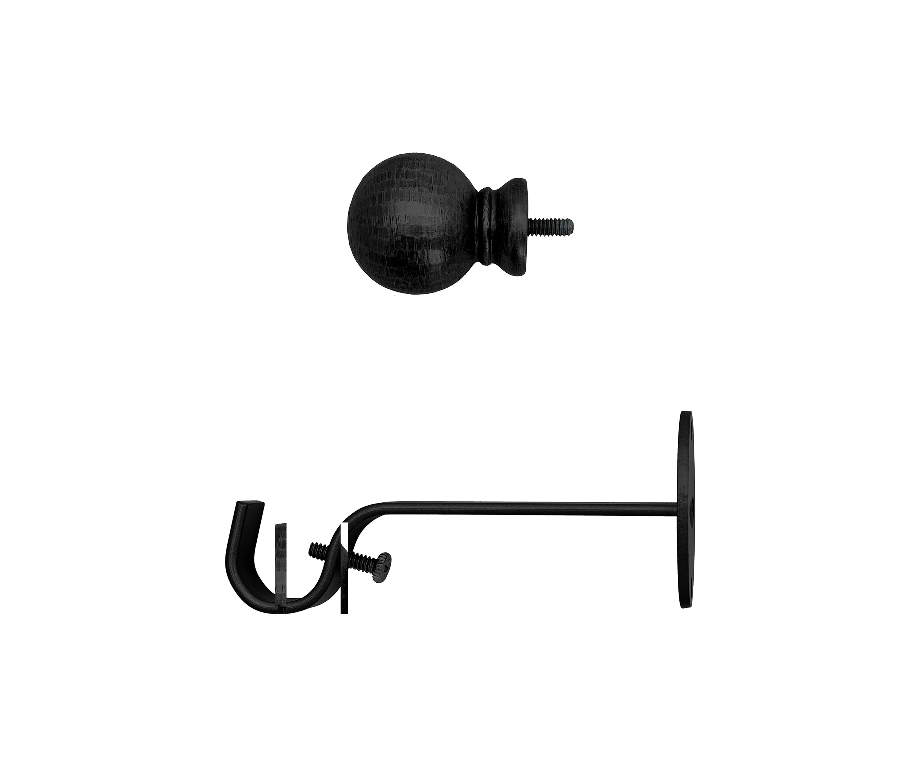 Farmhouse Ball Curtain Rod