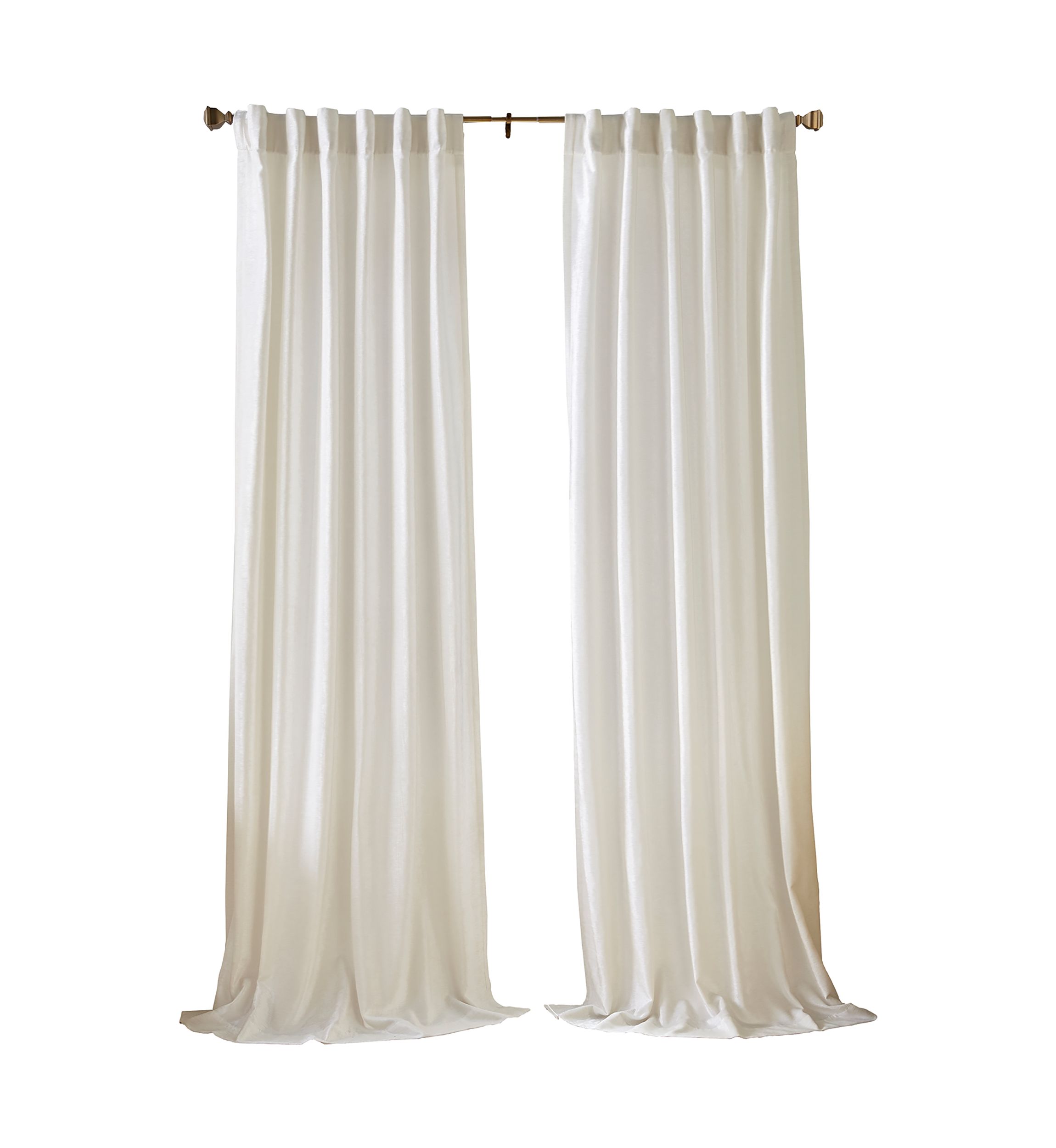 Carnaby Rustic Vogue Distressed Velvet Window Curtain Panel