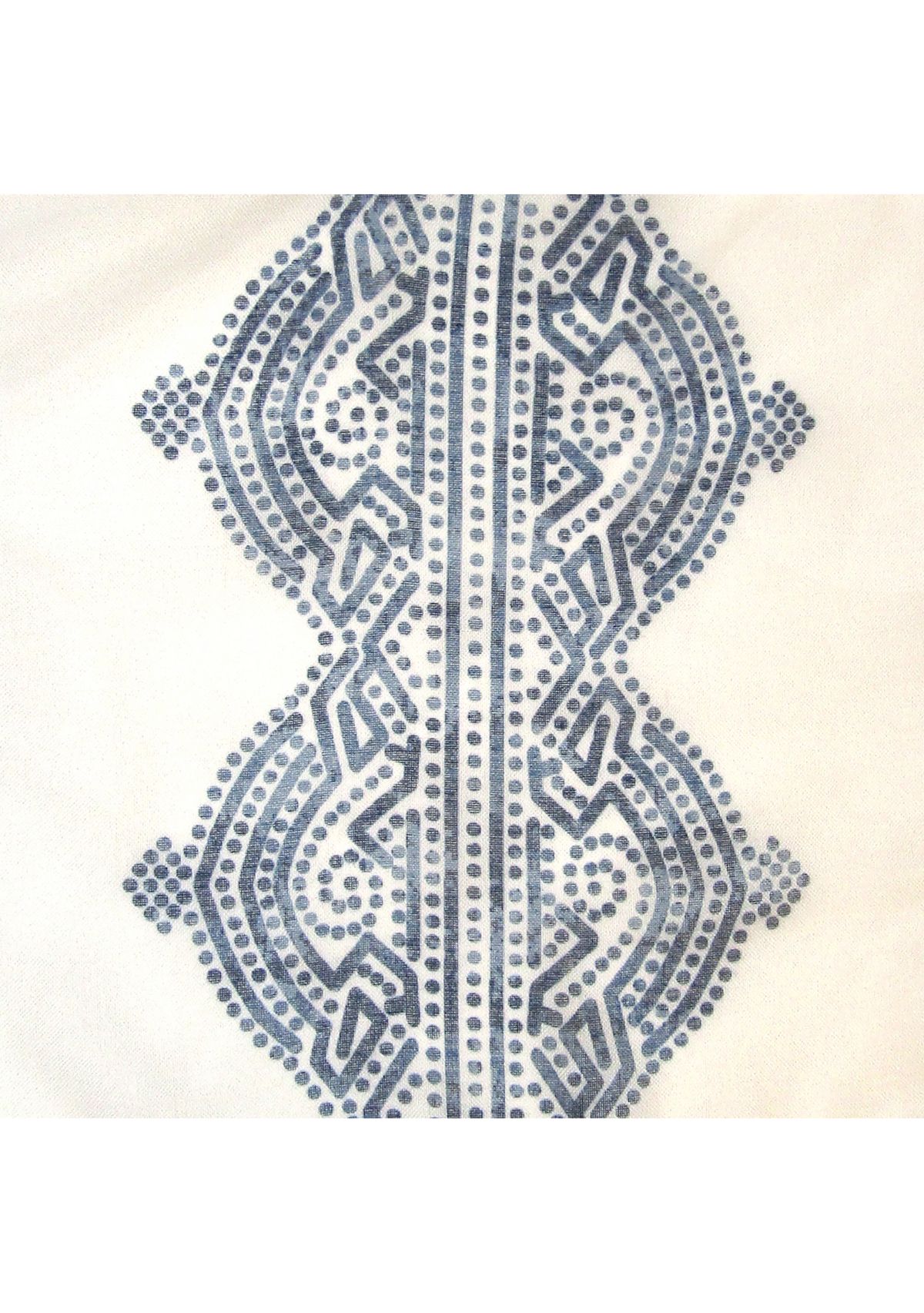 Shilo Boho Sheer Tab Top Window Curtain Panel with Tassels