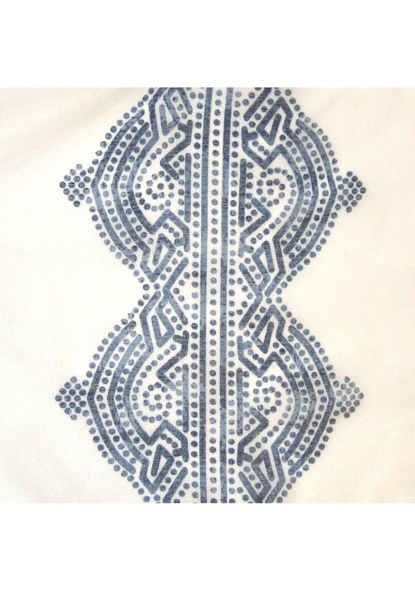 Shilo Boho Sheer Tab Top Window Curtain Panel with Tassels