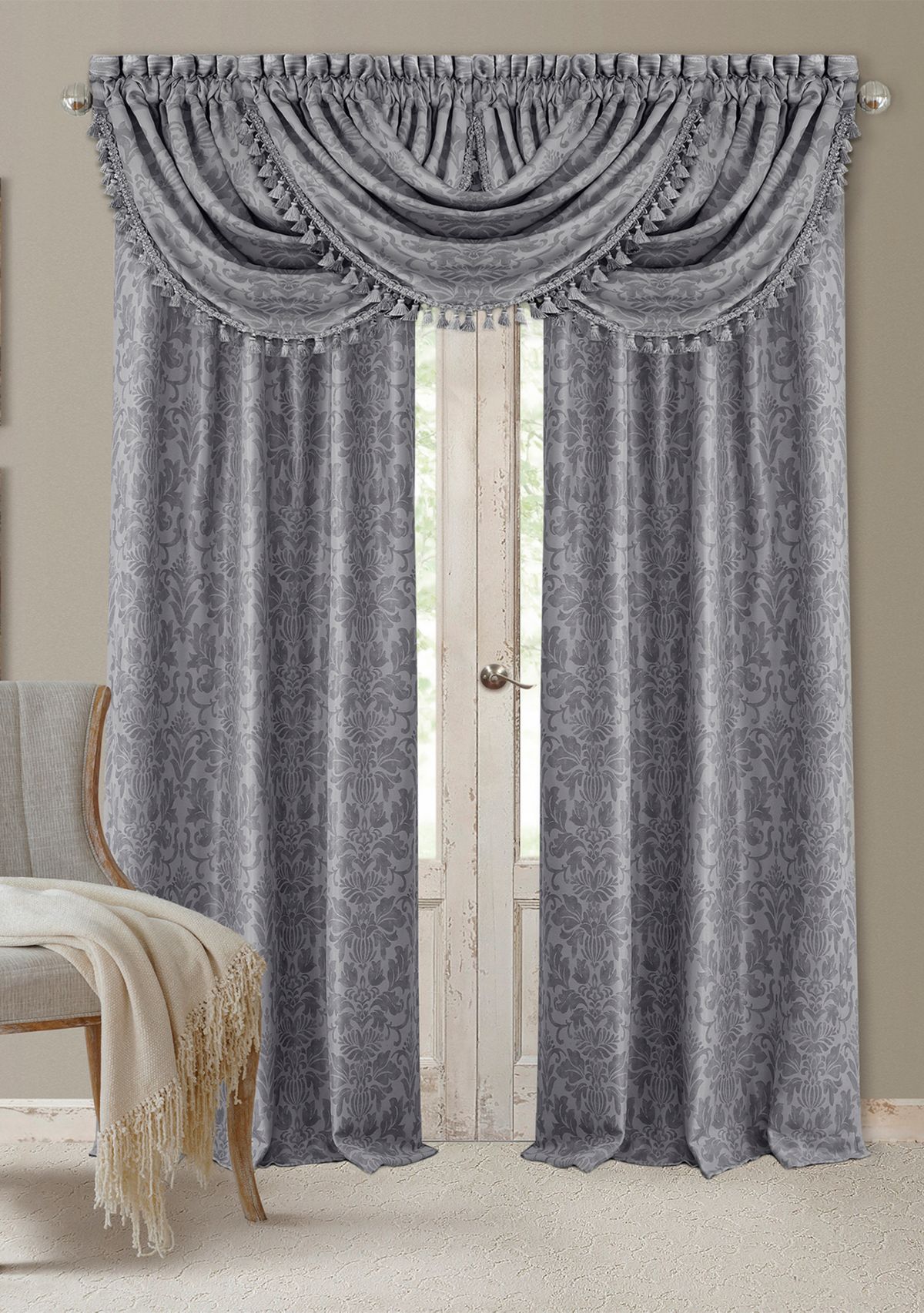 Antonia Waterfall Tassel Window Valance