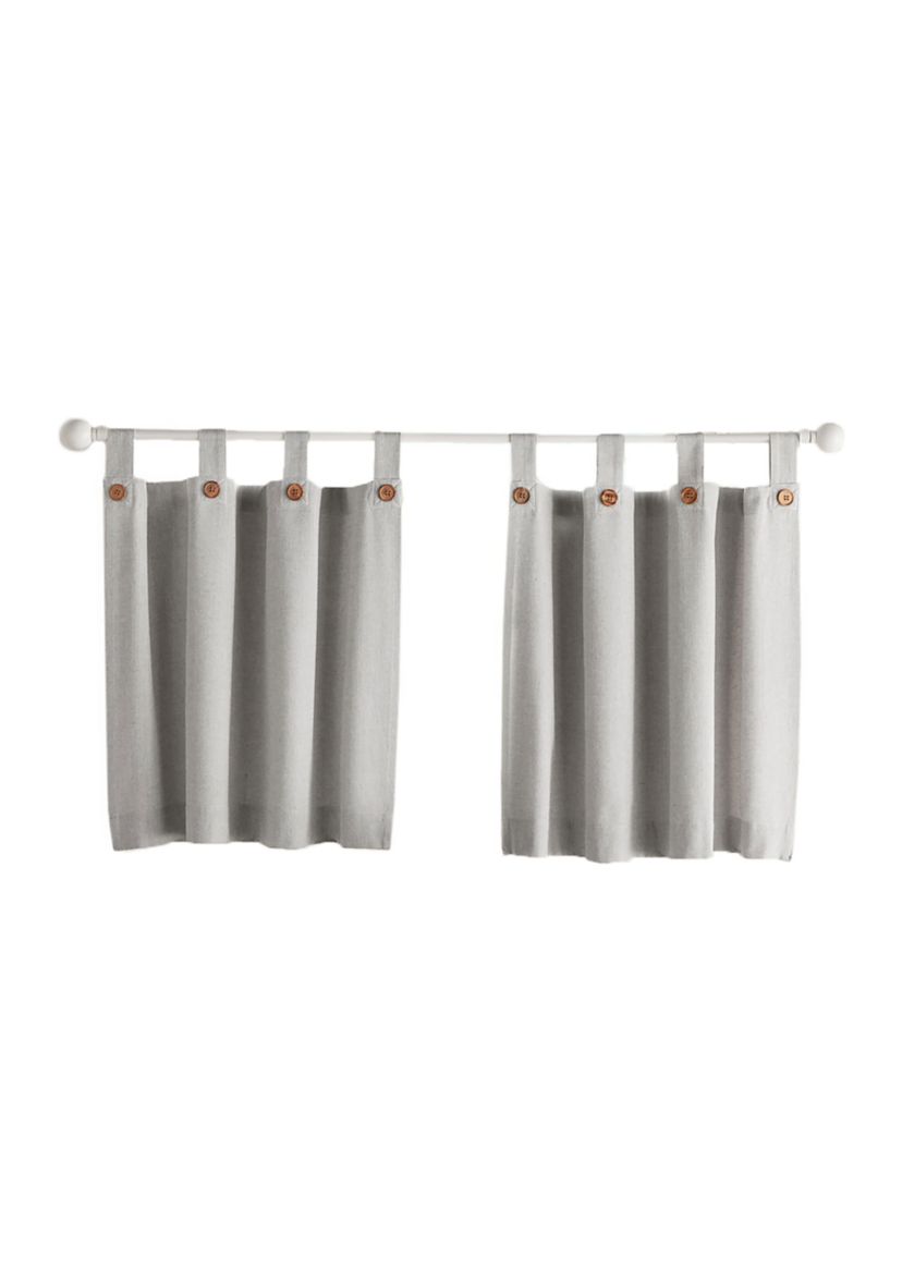 Tucker Solid Button Window Tier Set