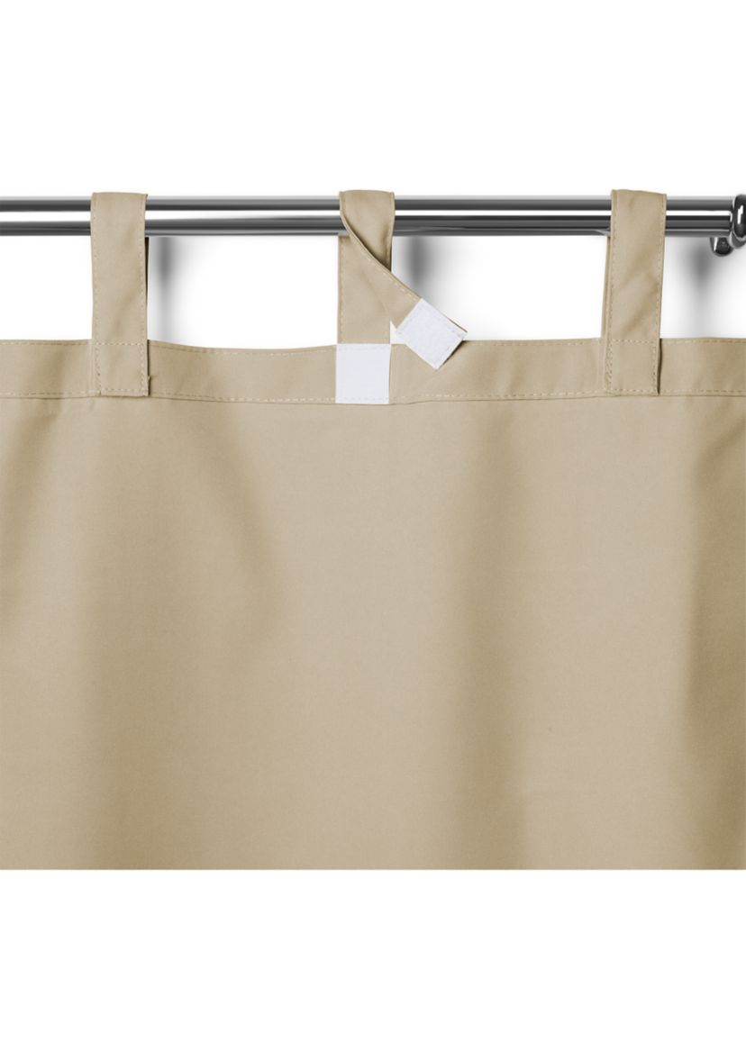 Matine Solid Tab Top Indoor/Outdoor Window Curtain for Patio, Porch, Cabana