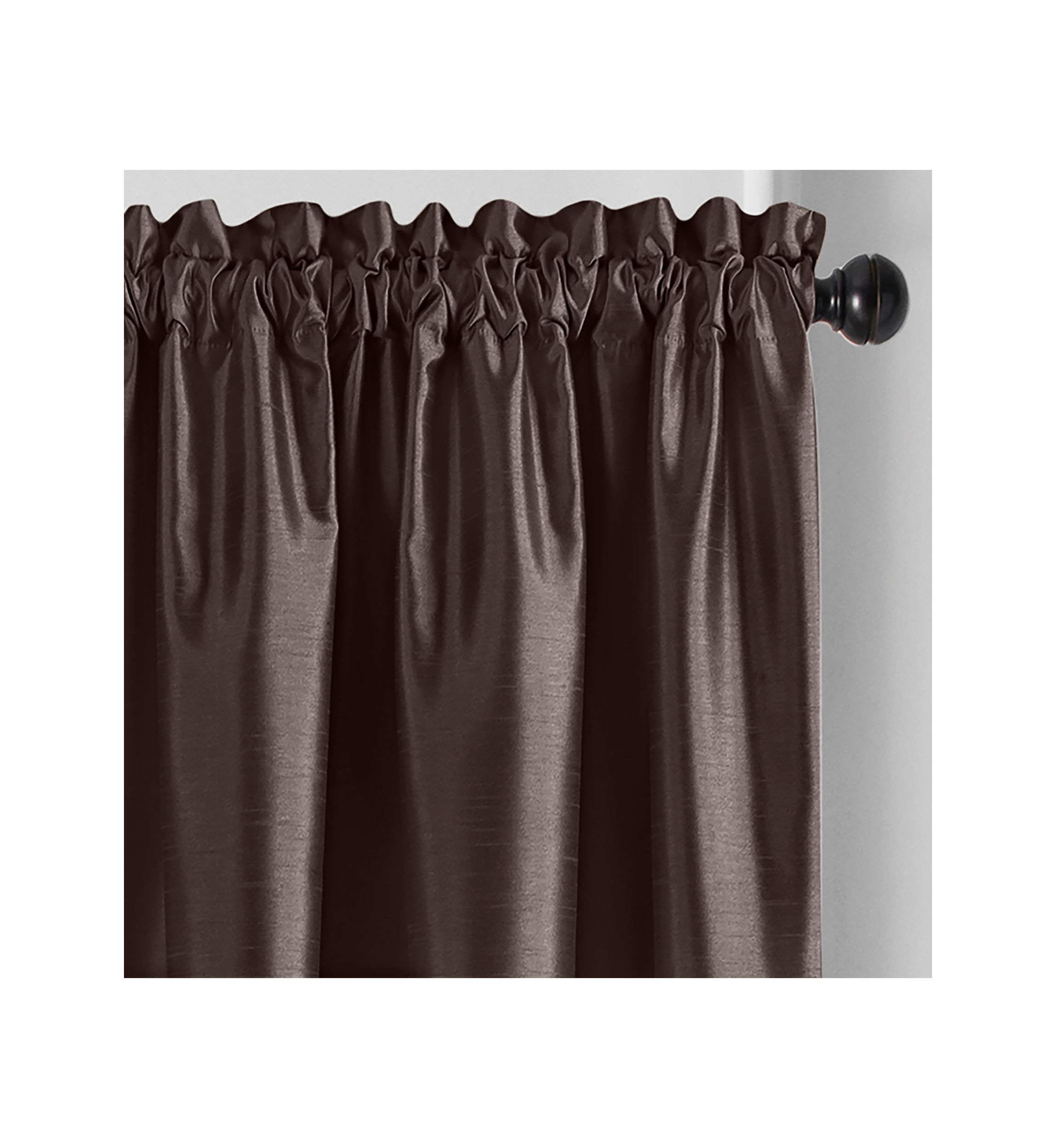 Colette Faux Silk Blackout Window Curtain