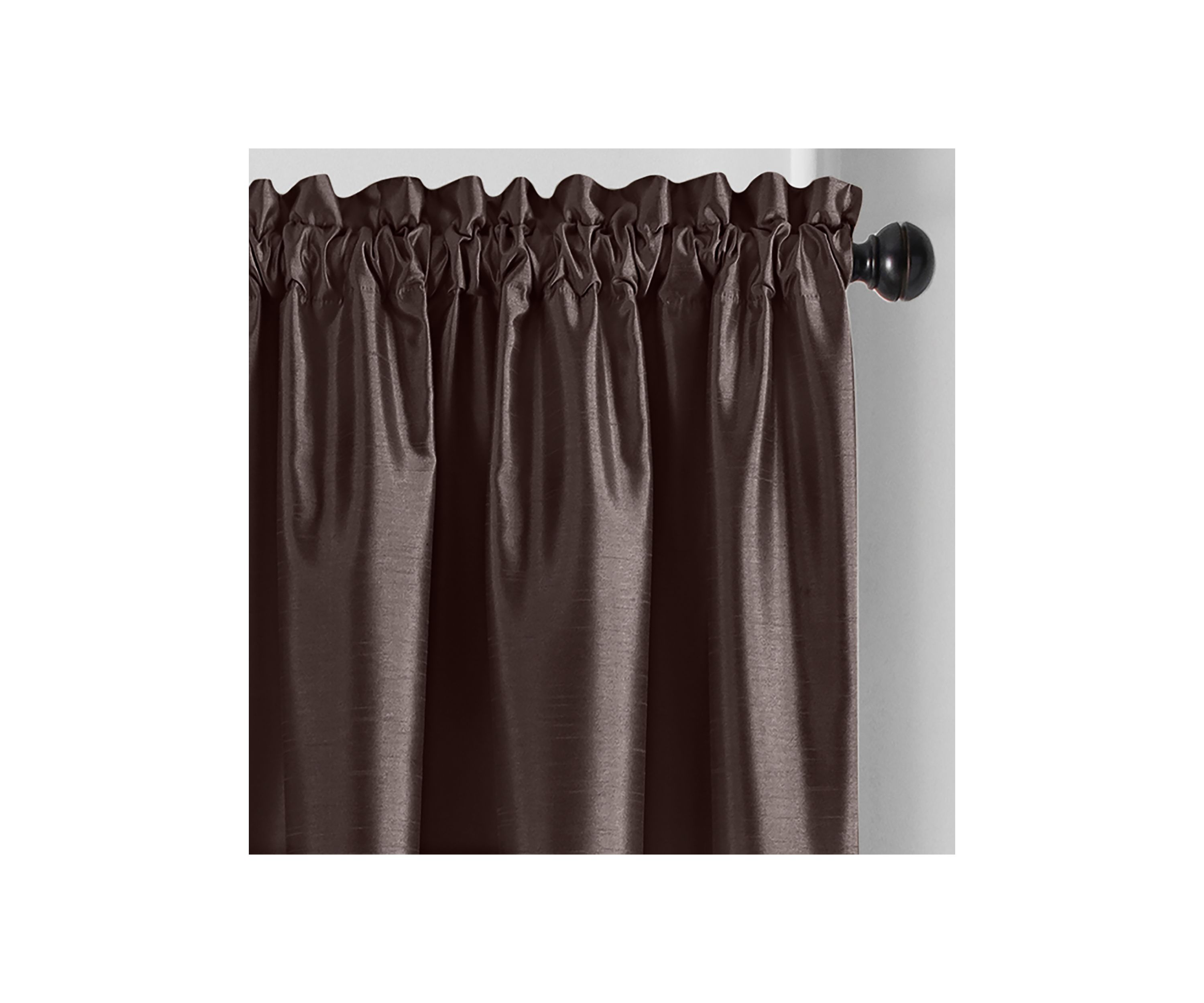 Colette Faux Silk Blackout Window Curtain