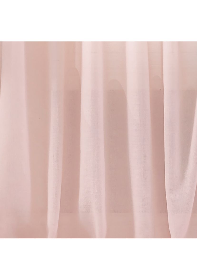 Bella Tab Top Ruffle Cottage Core Sheer Window Curtain Panel