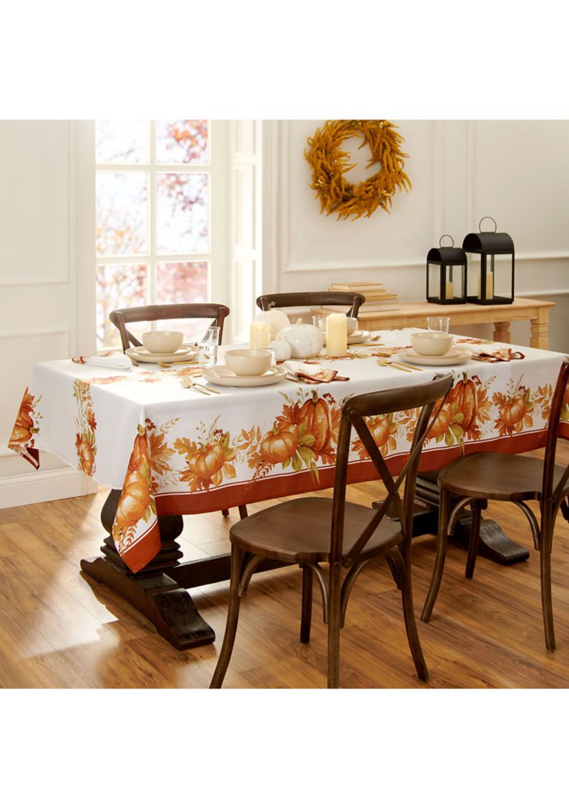 Autumn Pumpkin Grove Fall Rectangle Tablecloth