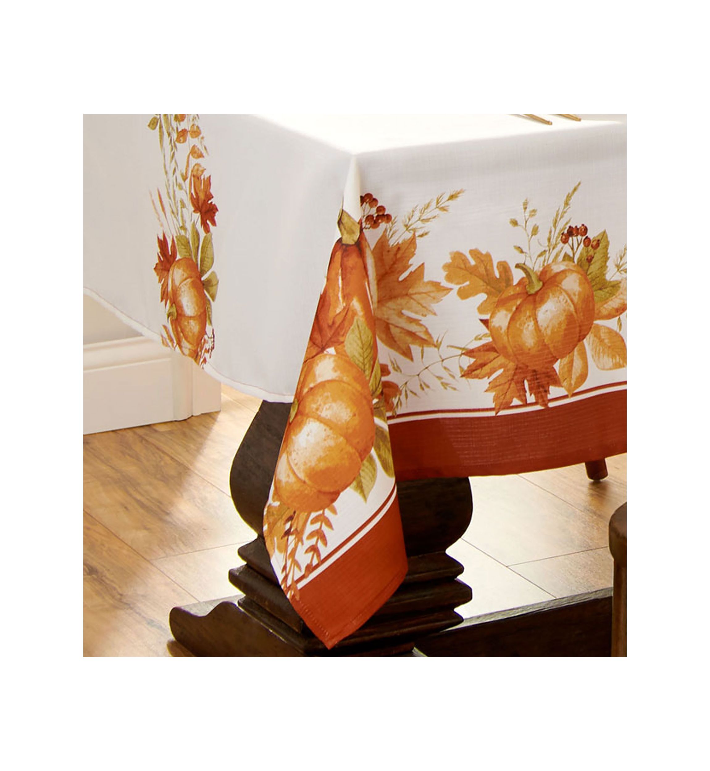 Autumn Pumpkin Grove Fall Rectangle Tablecloth