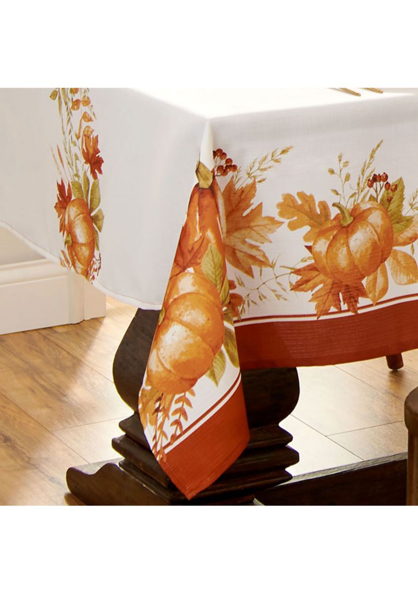 Autumn Pumpkin Grove Fall Rectangle Tablecloth