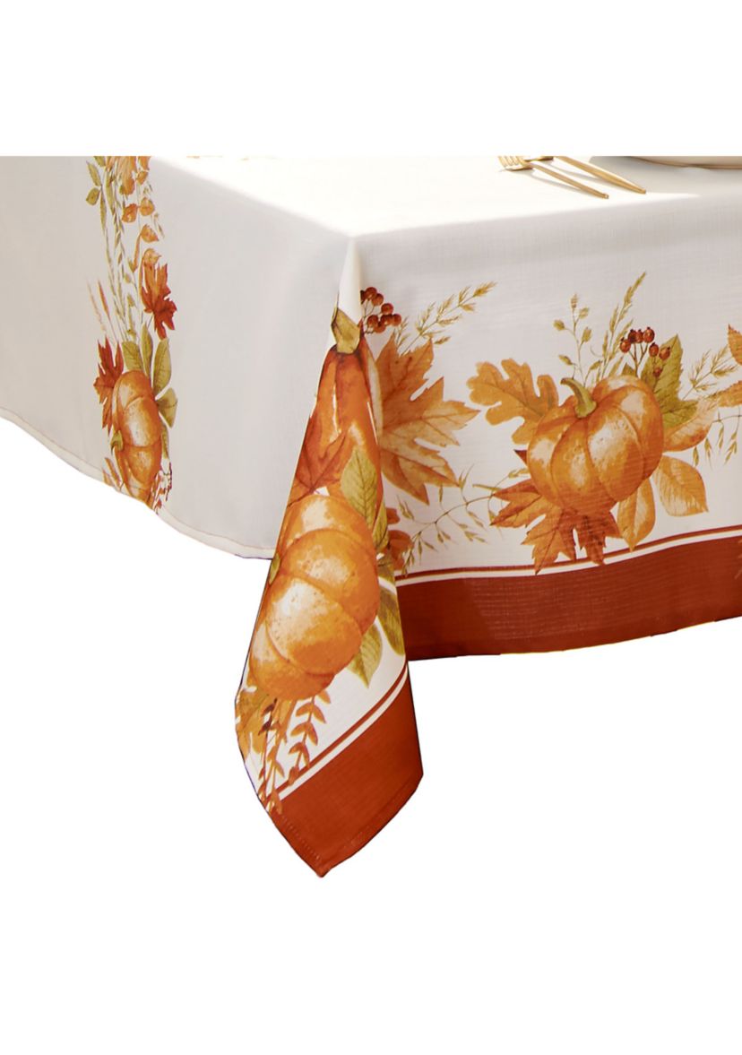 Autumn Pumpkin Grove Fall Rectangle Tablecloth